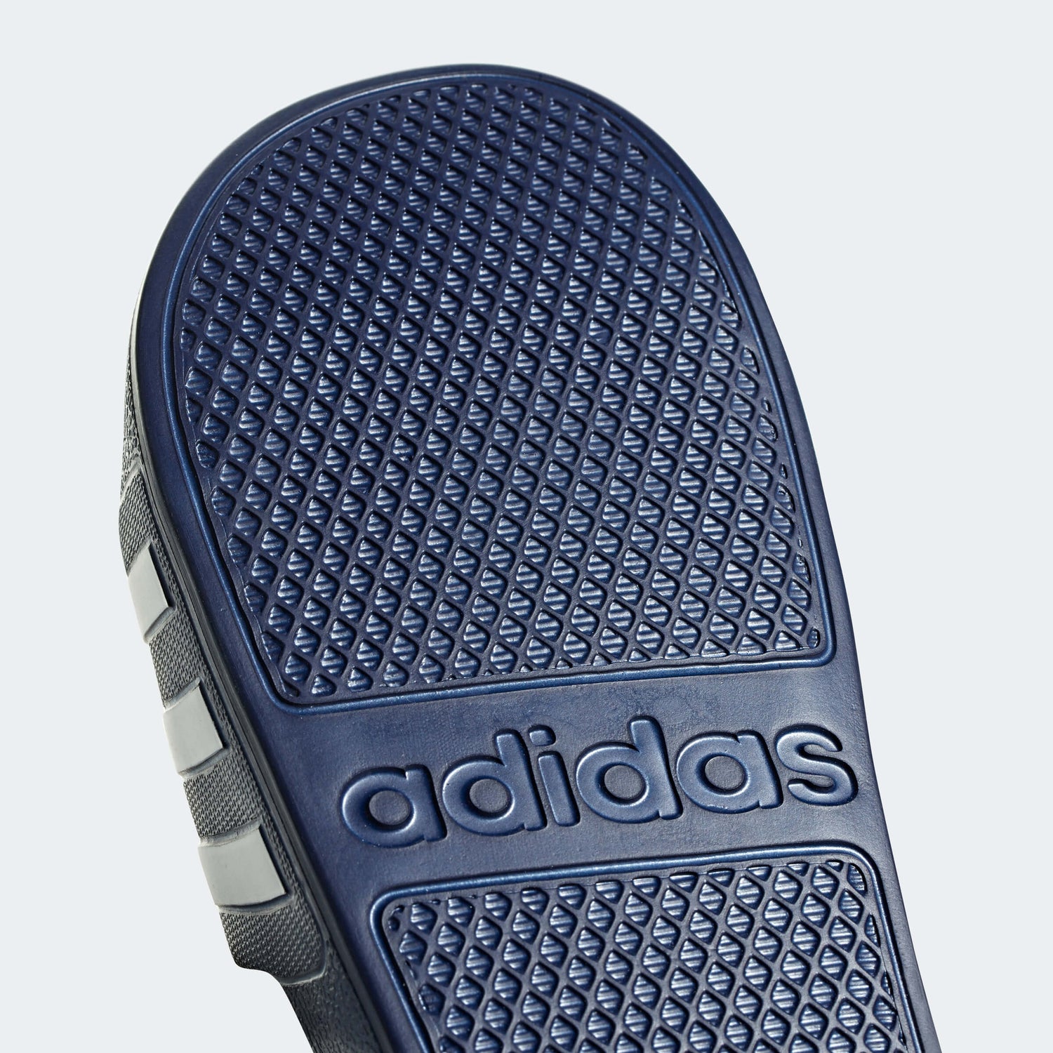 adidas Adilette Aqua Slides - Dark Blue-White (Detail 3)