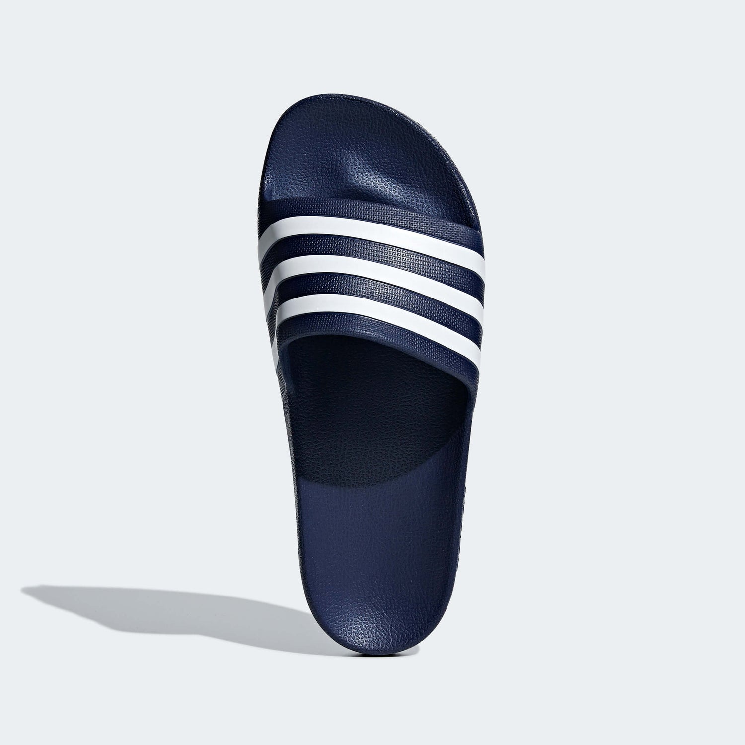 adidas Adilette Aqua Slides - Dark Blue-White (Top)