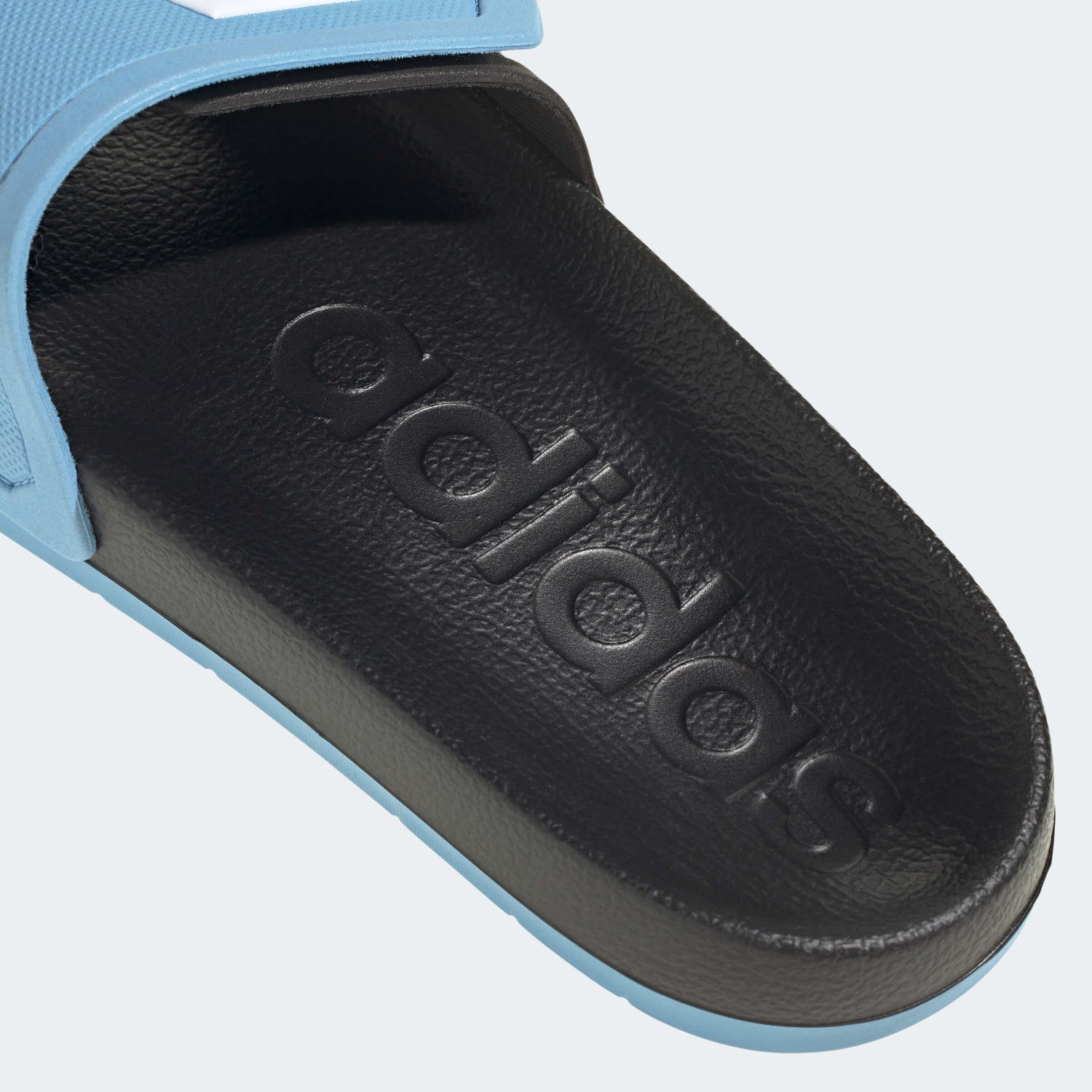 adidas Argentina Adilette TND Slides - Black-Light Blue (Detail 2)