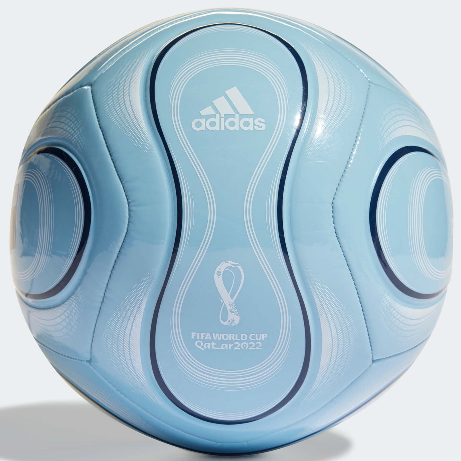 adidas Argentina Club Ball - Clear Blue-Indigo-White (Front)
