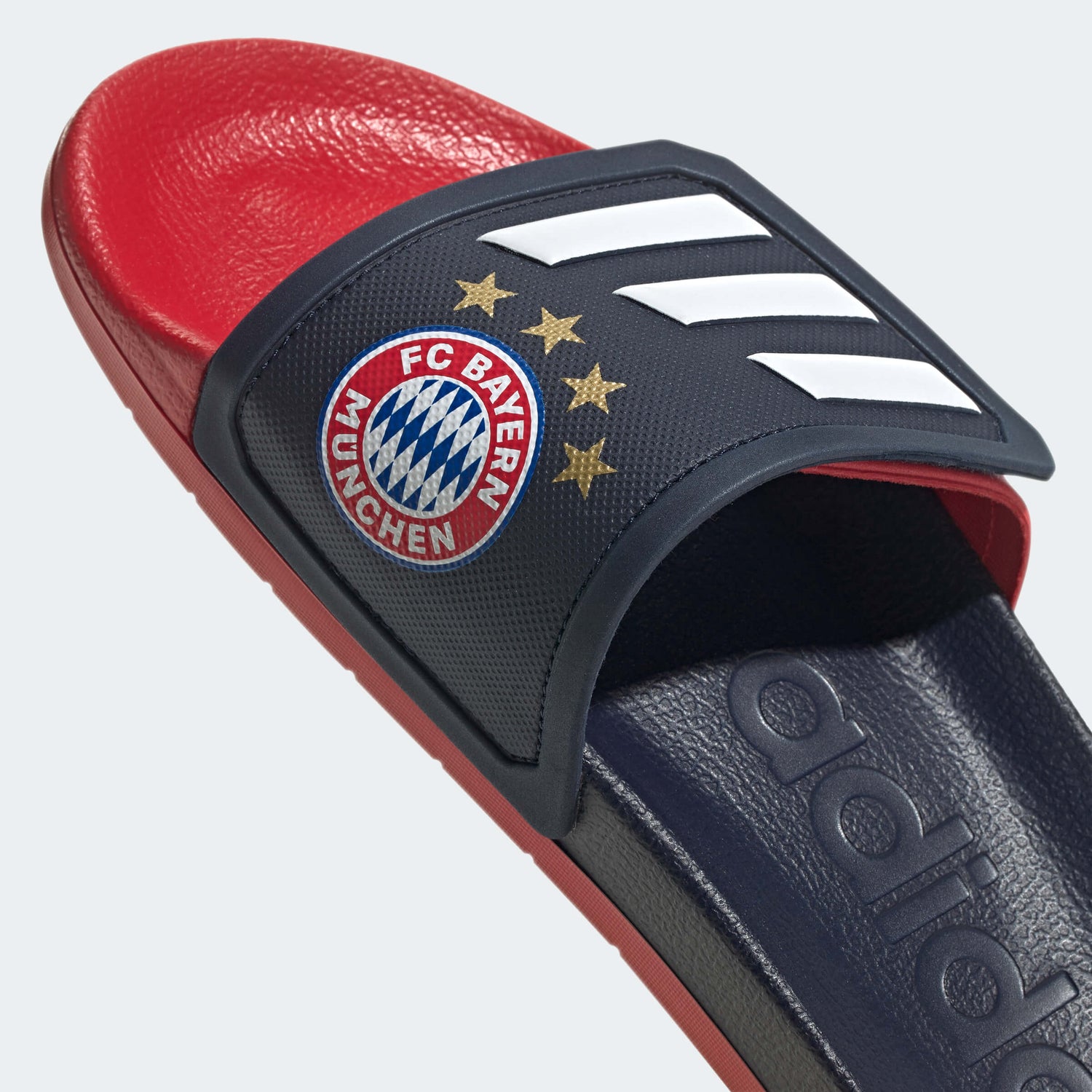 adidas Bayern Munich Adilette TND - Navy-Red (Detail 1)