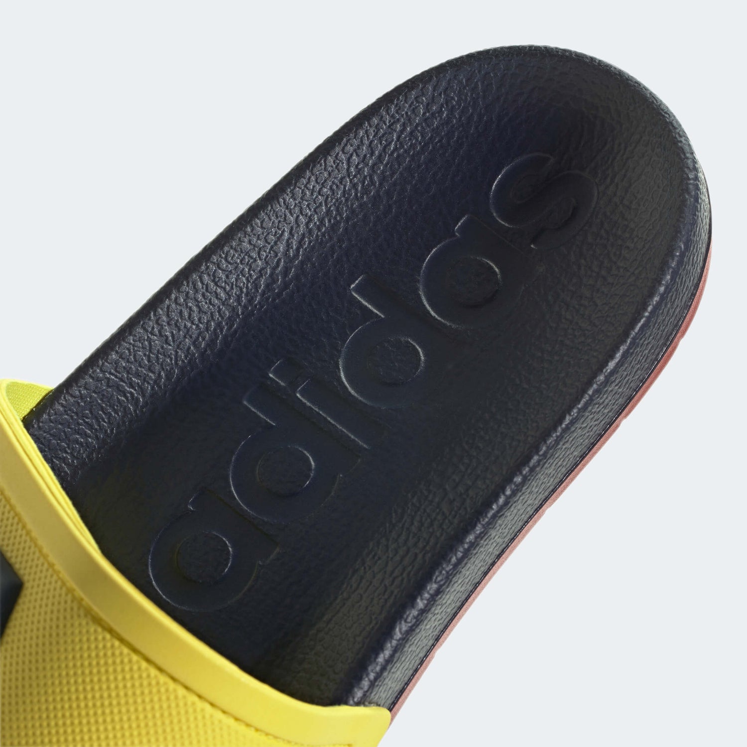 adidas Colombia Adilette TND Slides - Yellow-Red-Navy (Detail 2)