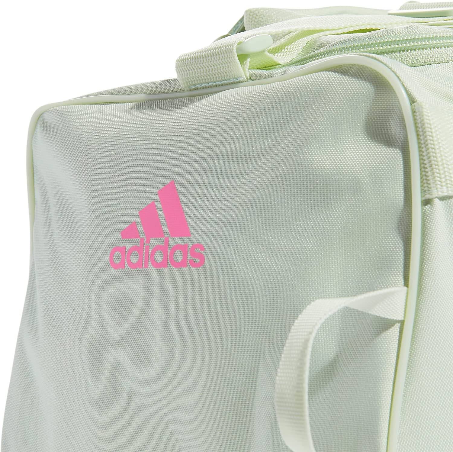 adidas Diablo Small Duffel Bag - Linen Green-Bliss Pink (Detail 1)