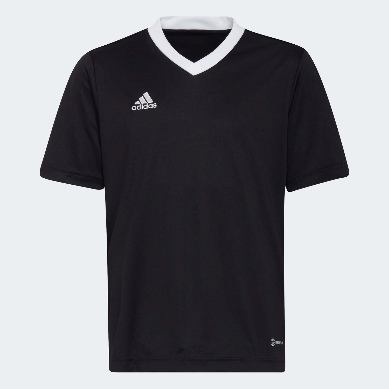 adidas Entrada 22 Youth Jersey Black-White (Front)