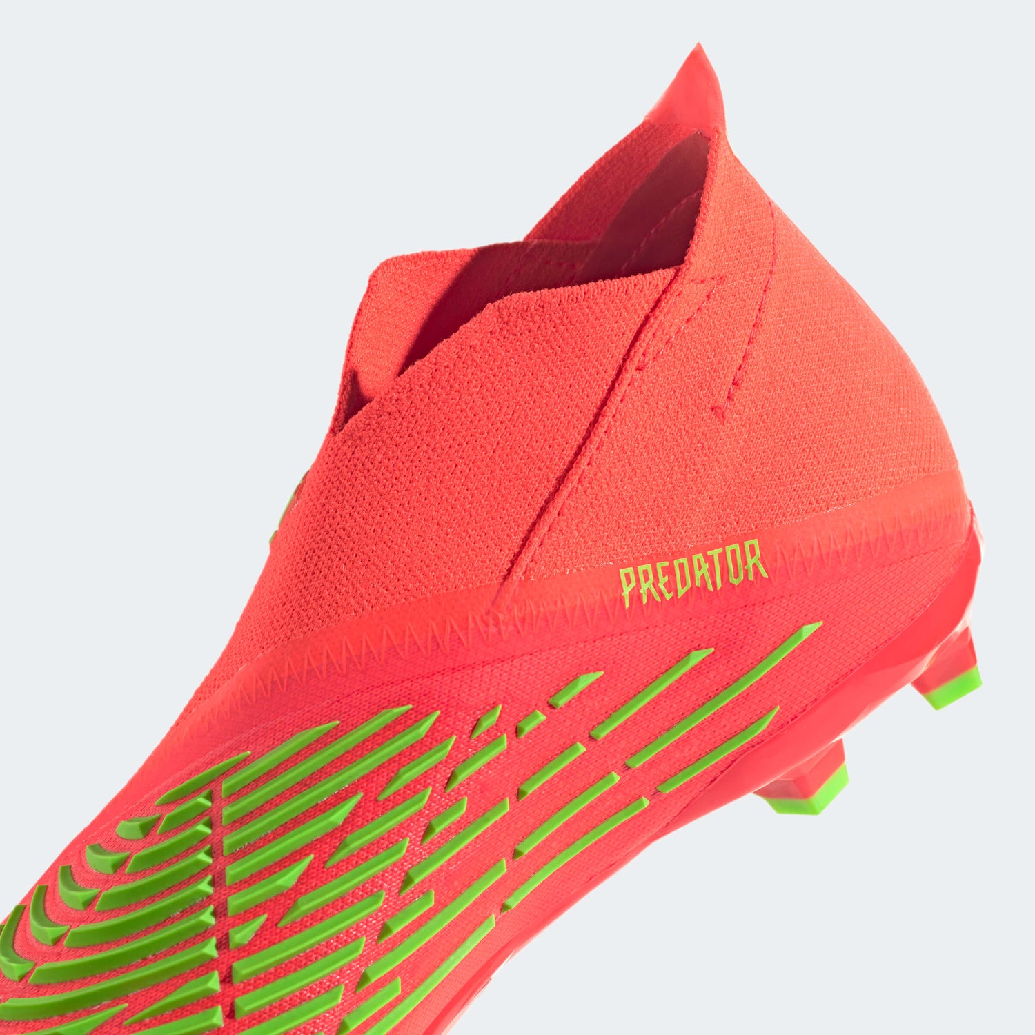 adidas JR Predator Edge + FG - Solar Red-Solar Green (Detail 2)