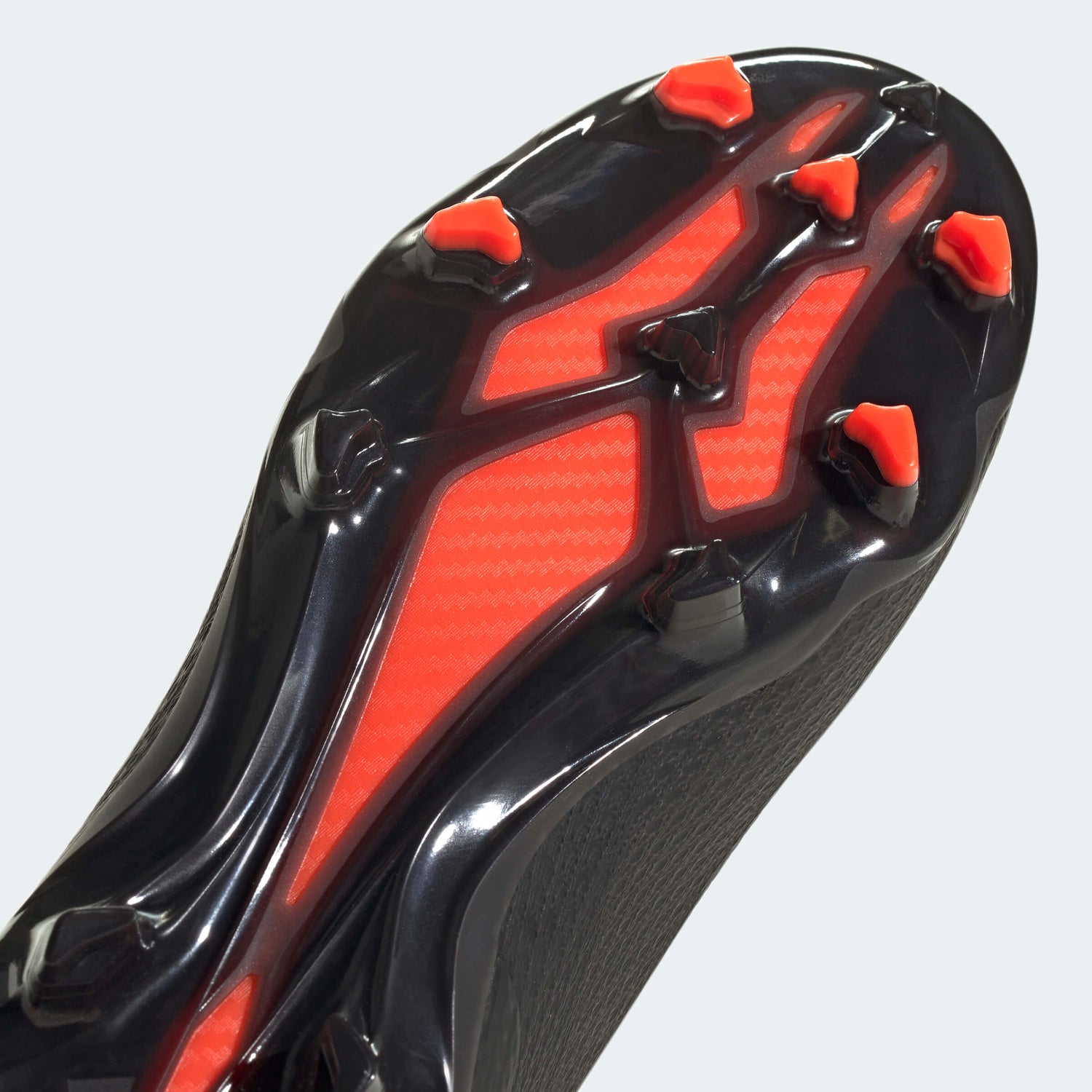 adidas JR X SpeedPortal .1 FG - Black-Solar Red (Detail 2)