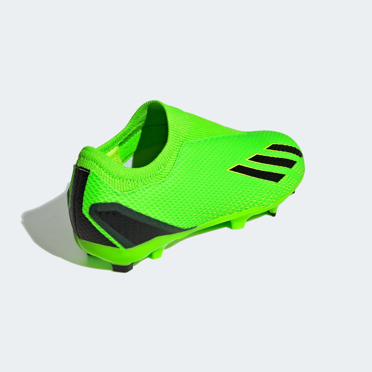 adidas JR X SpeedPortal .3 Laceless FG - Solar Green-Black (Diagonal 2)
