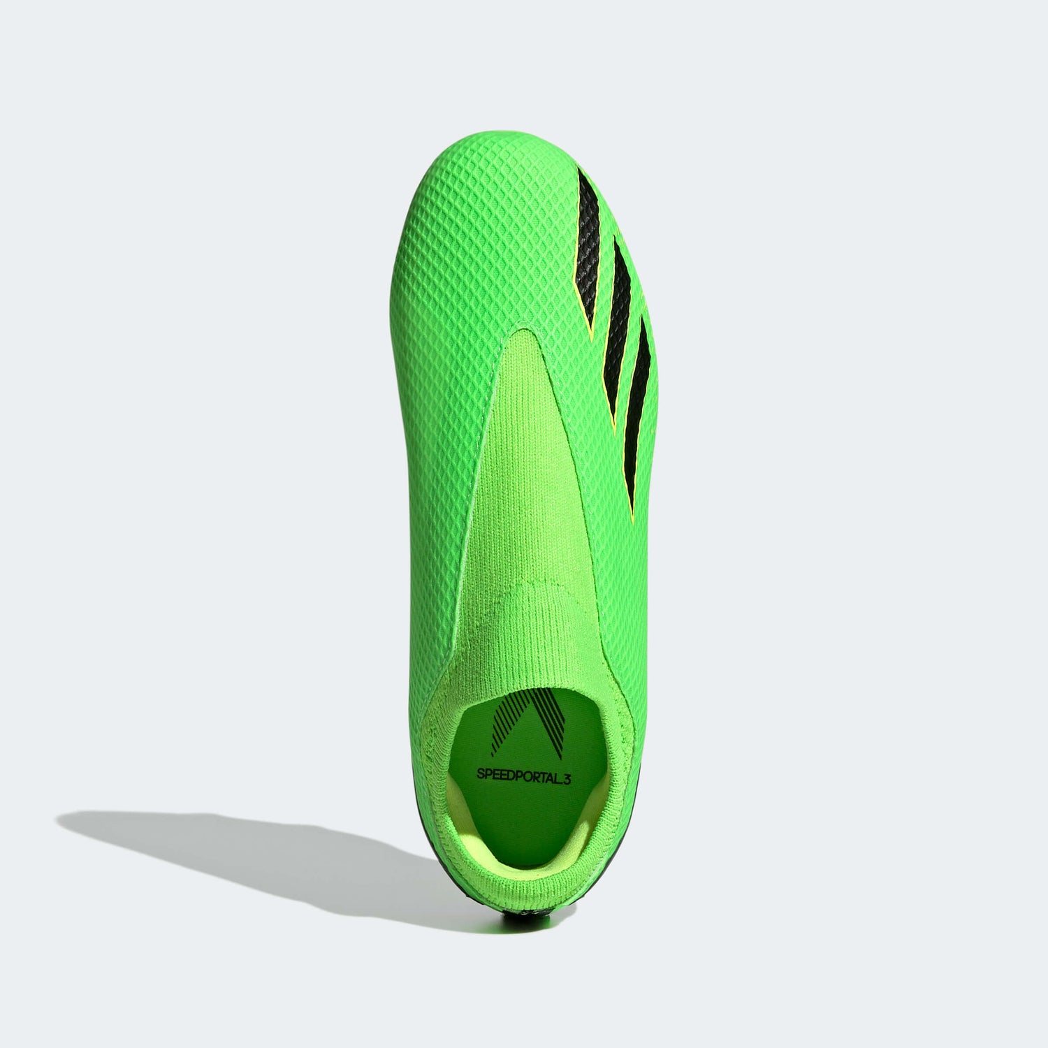 adidas JR X SpeedPortal .3 Laceless FG - Solar Green-Black (Top)