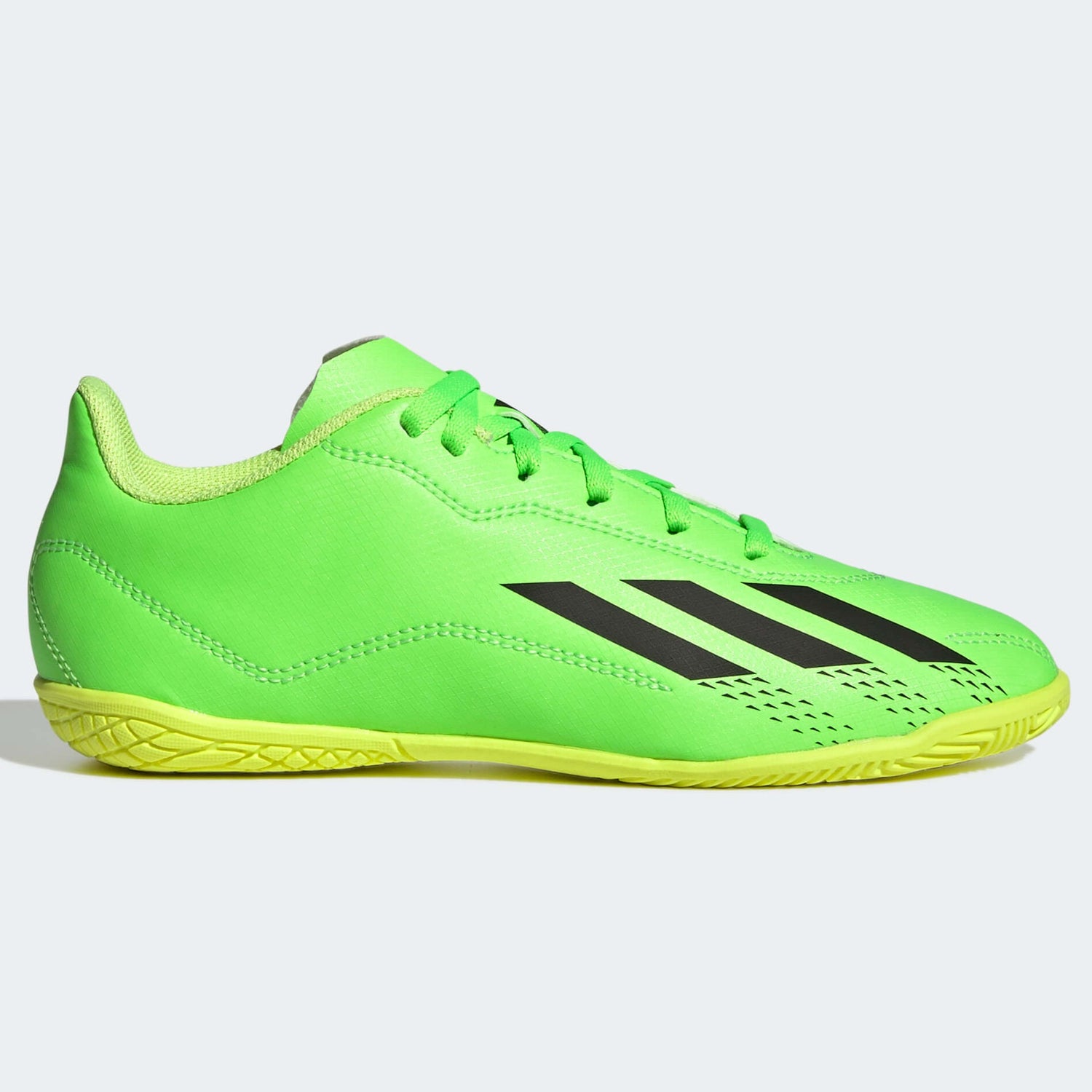 adidas Kids X SpeedPortal .4 Indoor - Solar Green-Black (Side 1)