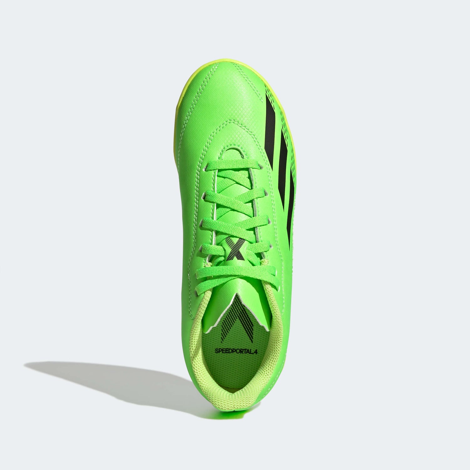 adidas Kids X SpeedPortal .4 Indoor - Solar Green-Black (Top)