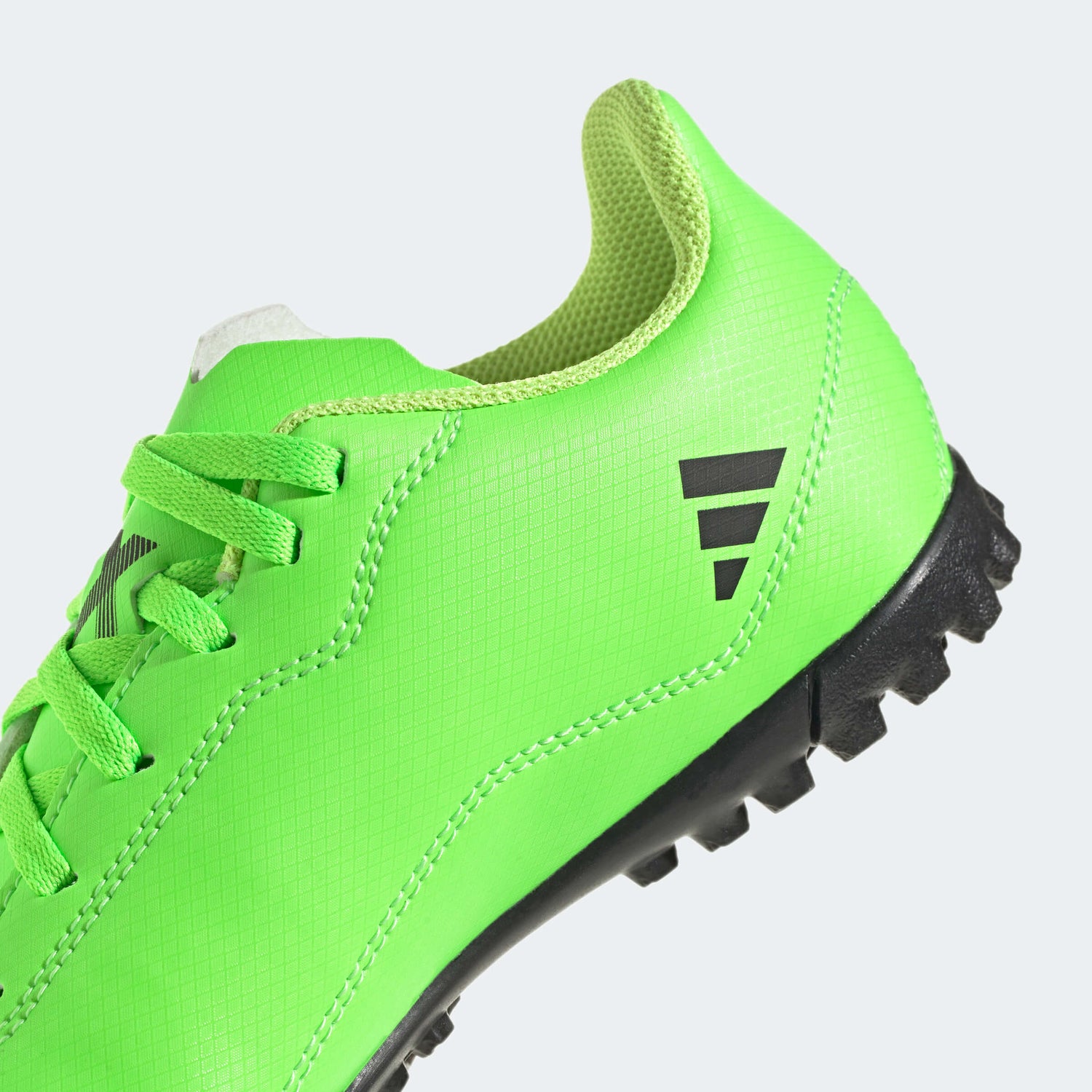 adidas Kids X SpeedPortal .4 Turf - Solar Green-Black (Detail 1)