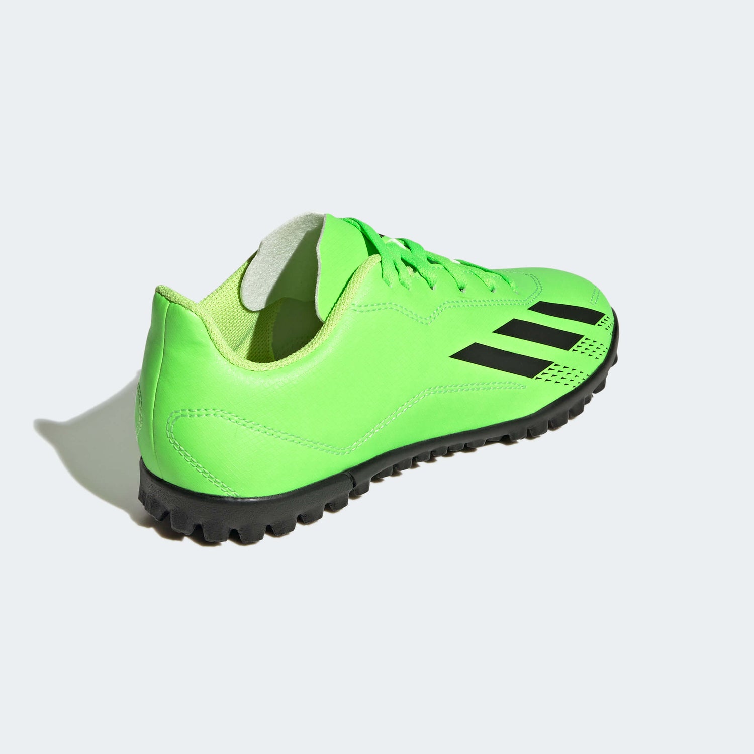 adidas Kids X SpeedPortal .4 Turf - Solar Green-Black (Diagonal 2)