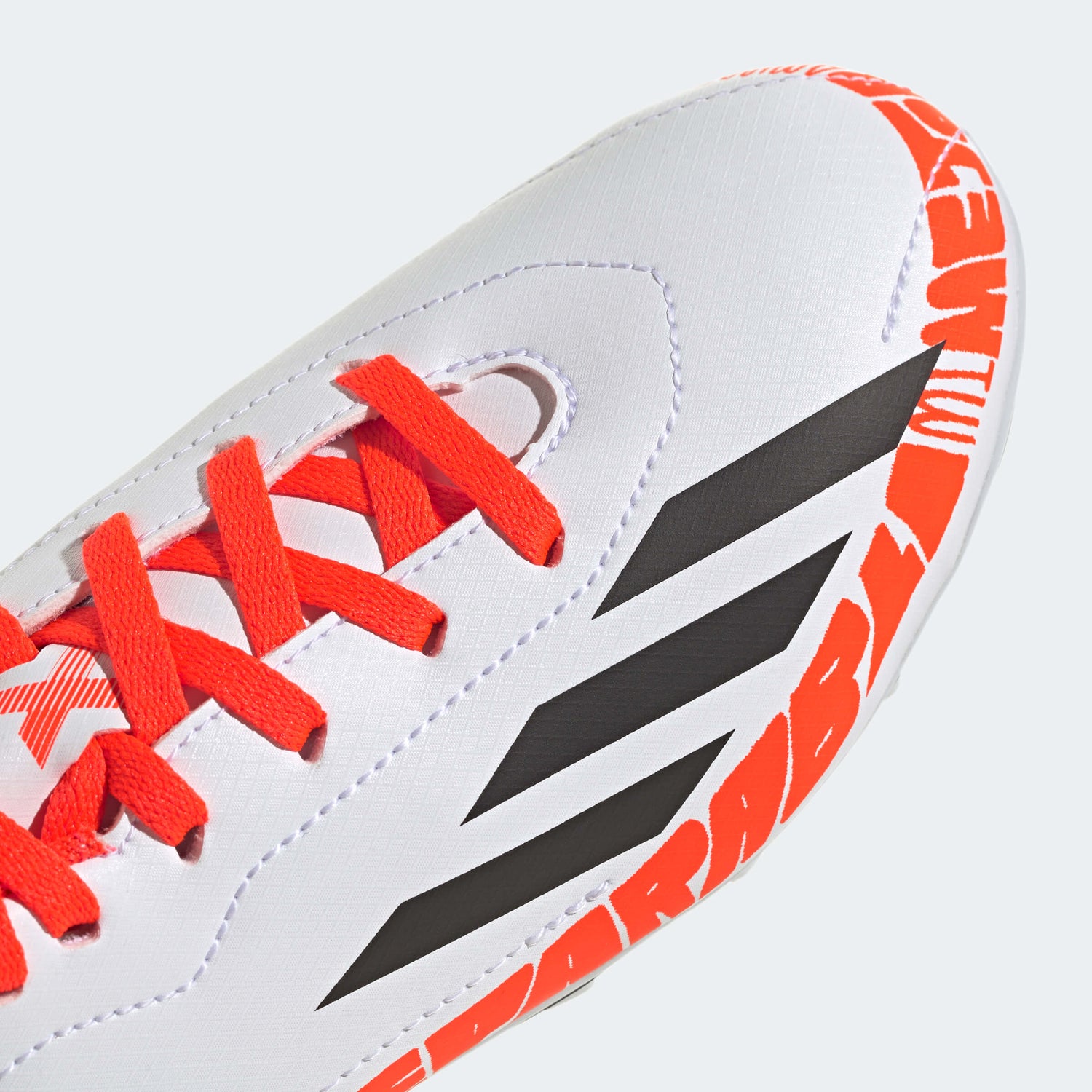 adidas Kids X SpeedPortal Messi .4 FG - White-Black-Solar Red (Detail 1)