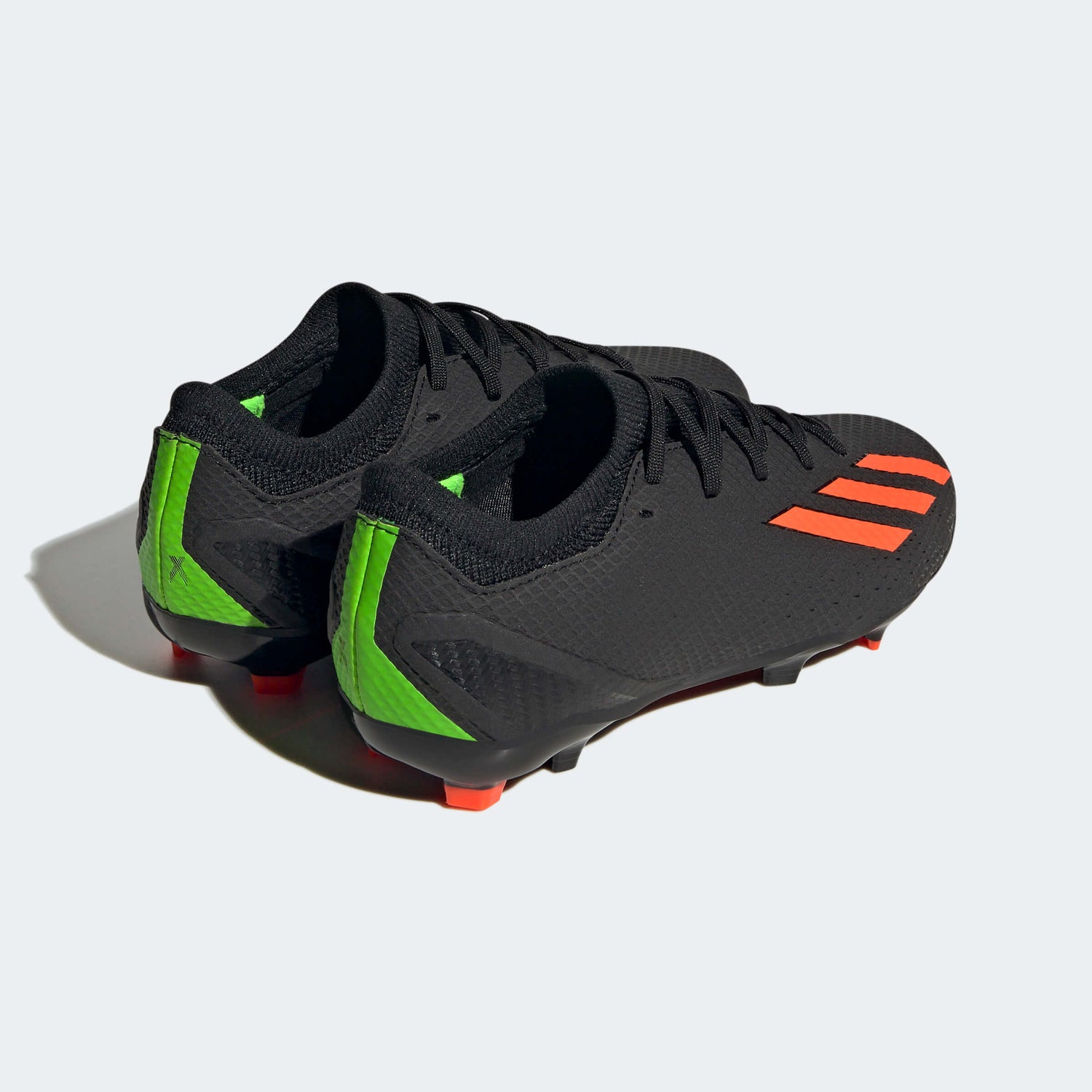 adidas Kids  X Speedportal.3 FG J - Black - Solar Red (Pair - Back Lateral)
