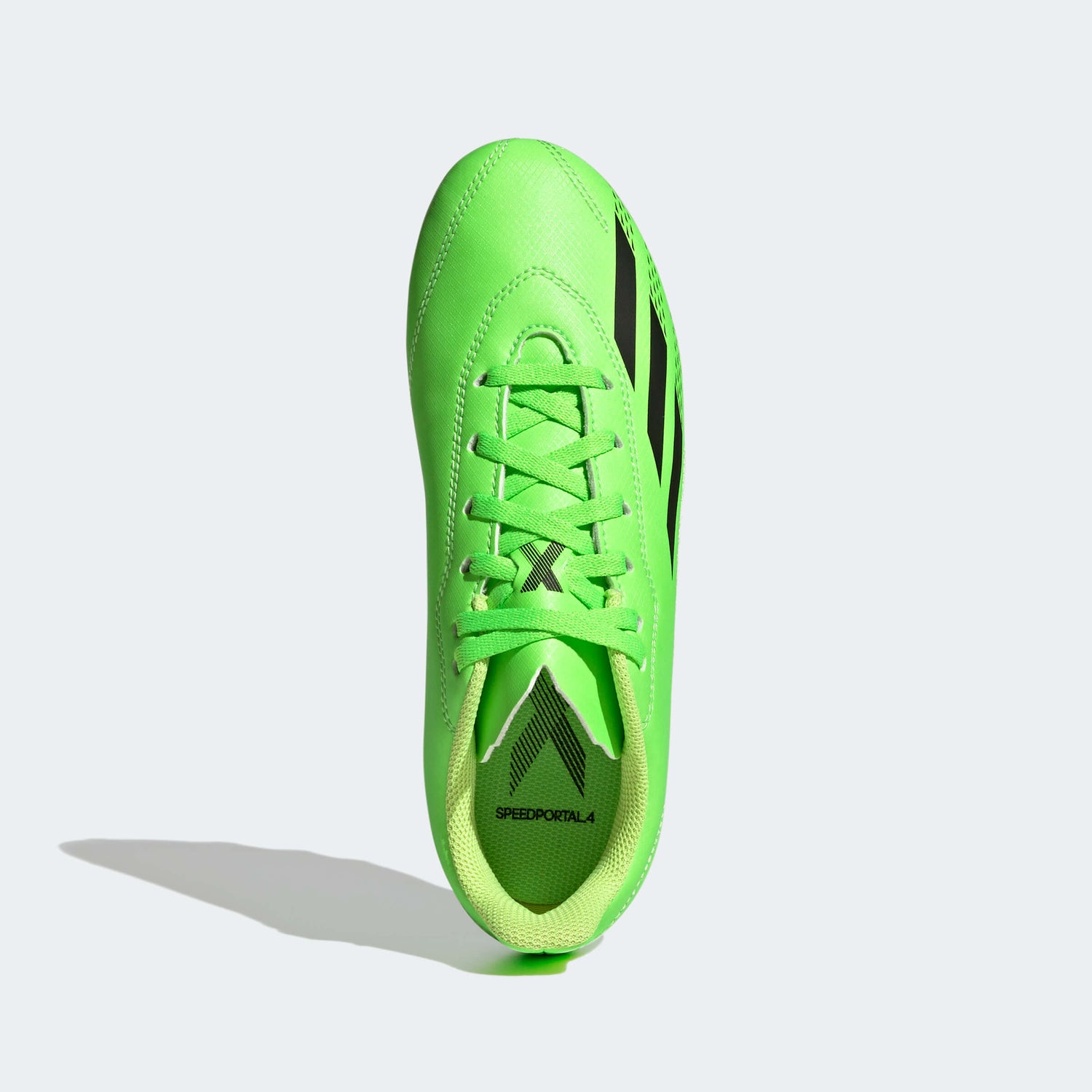 adidas Kids X Speedportal.4 FxG - Solar Green - Black (Top)