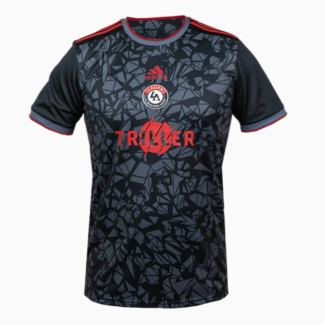 front view of adidas LAUFA Mi Comp 21 Youth Jersey - Black