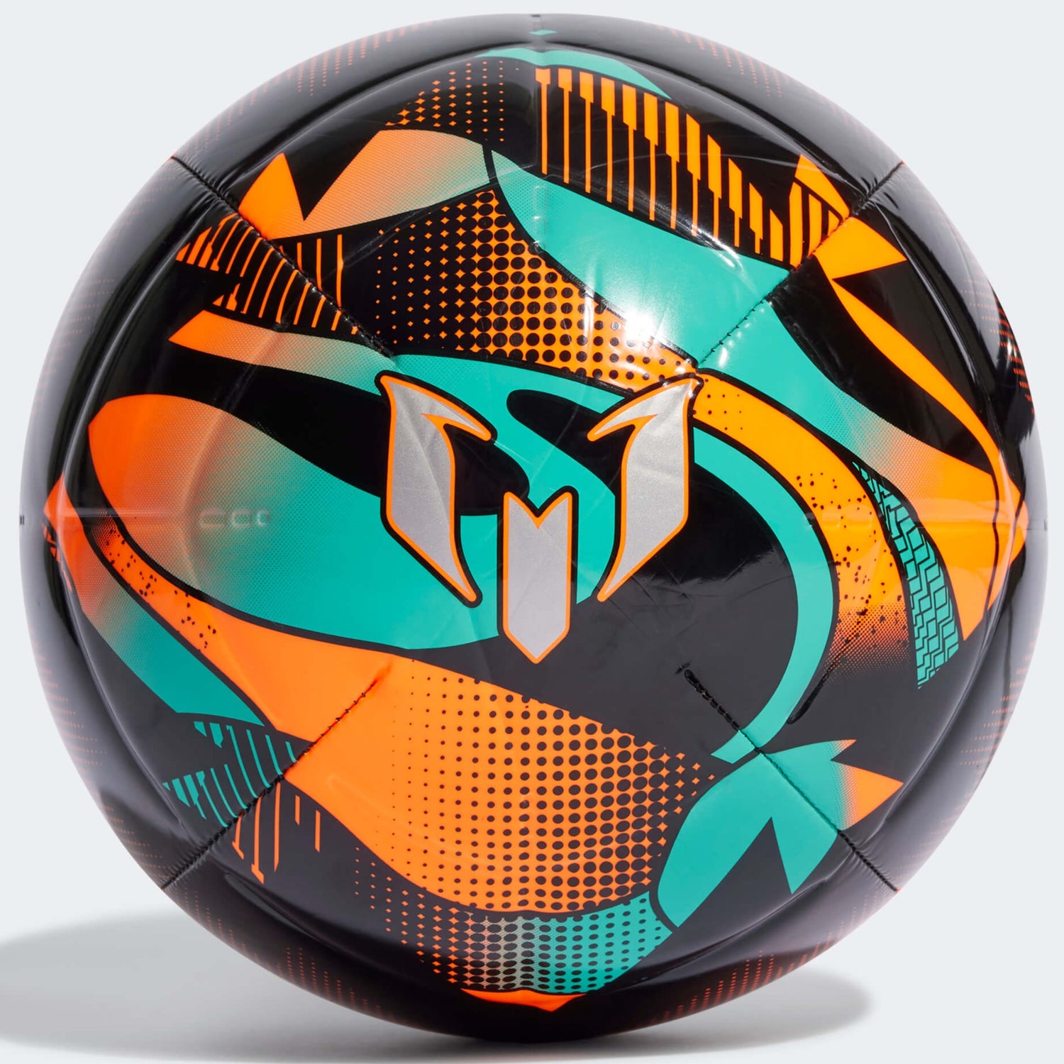 adidas Messi Club Ball - Solar Orange-Mint Rush-Black (Back)