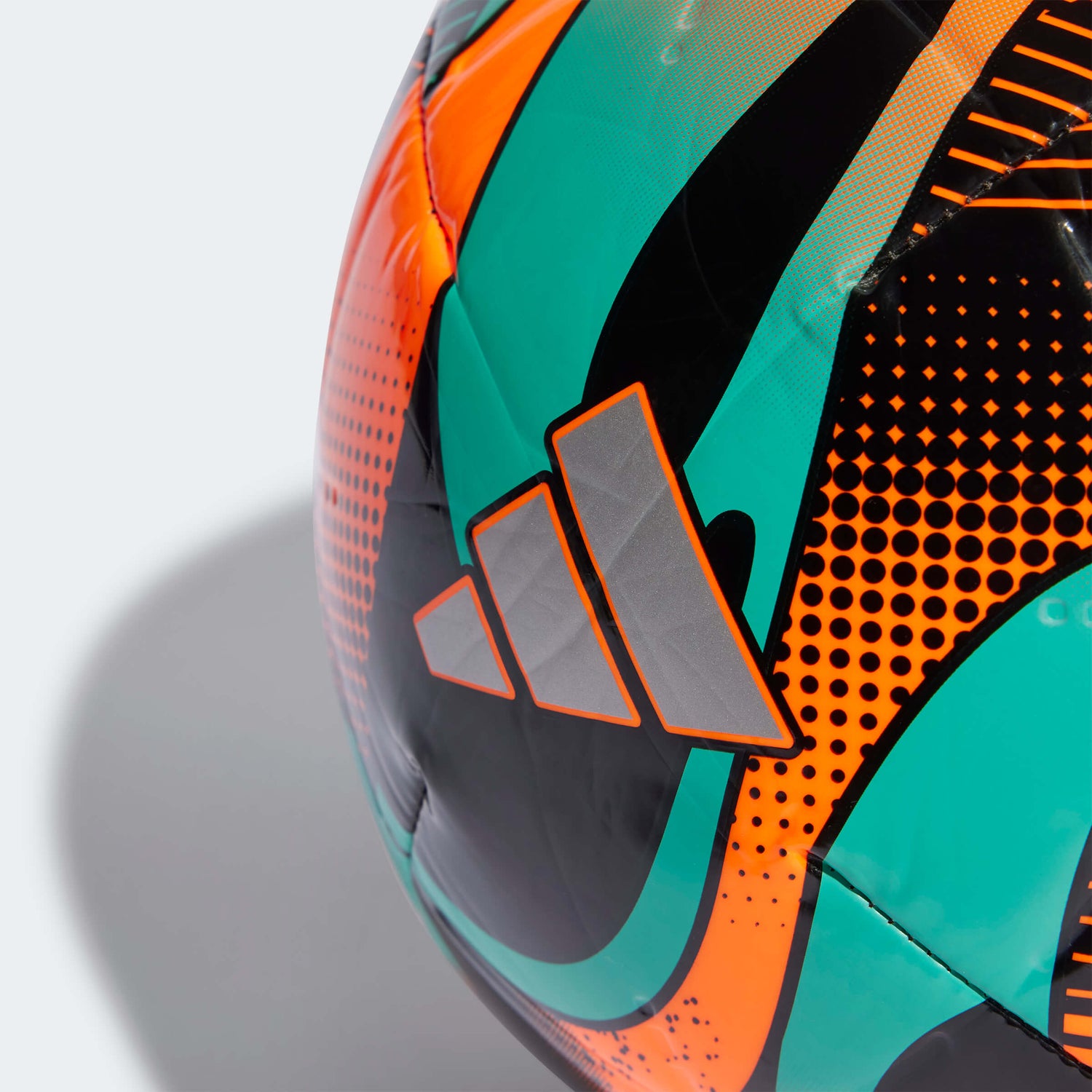 adidas Messi Club Ball - Solar Orange-Mint Rush-Black (Detail 1)