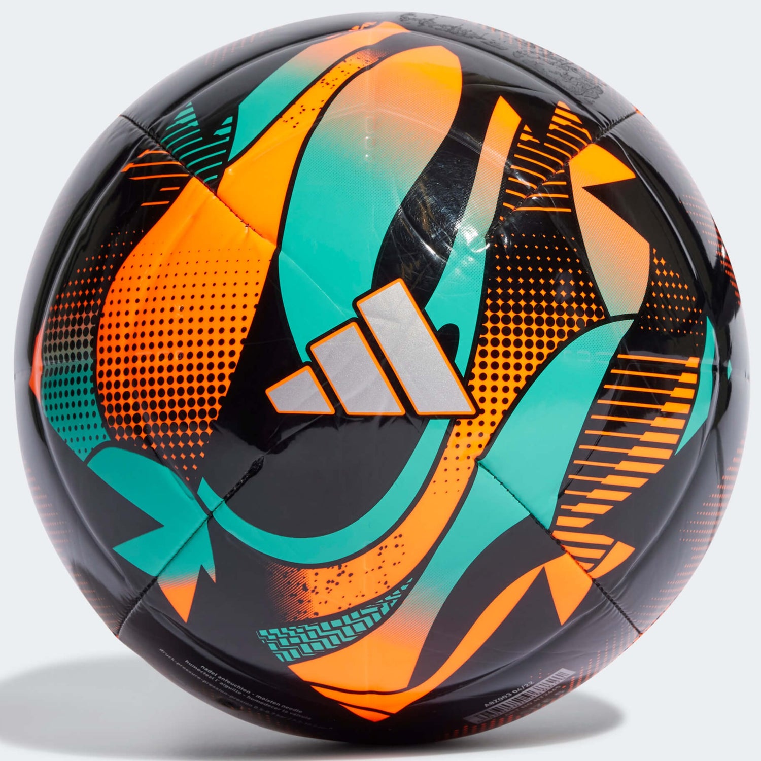 adidas Messi Club Ball - Solar Orange-Mint Rush-Black (Front)