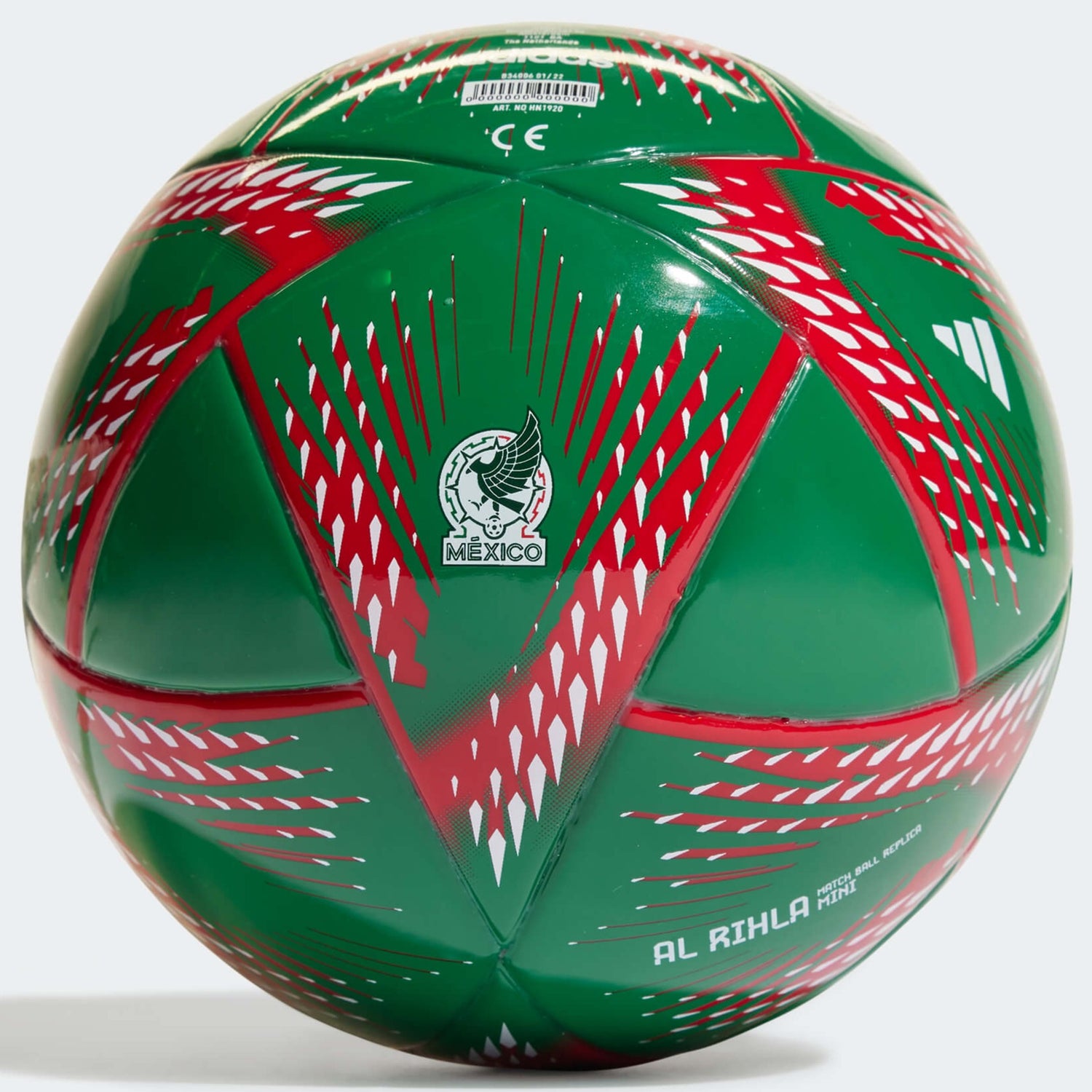 adidas Mexico Al Rihla Mini Ball (Front)