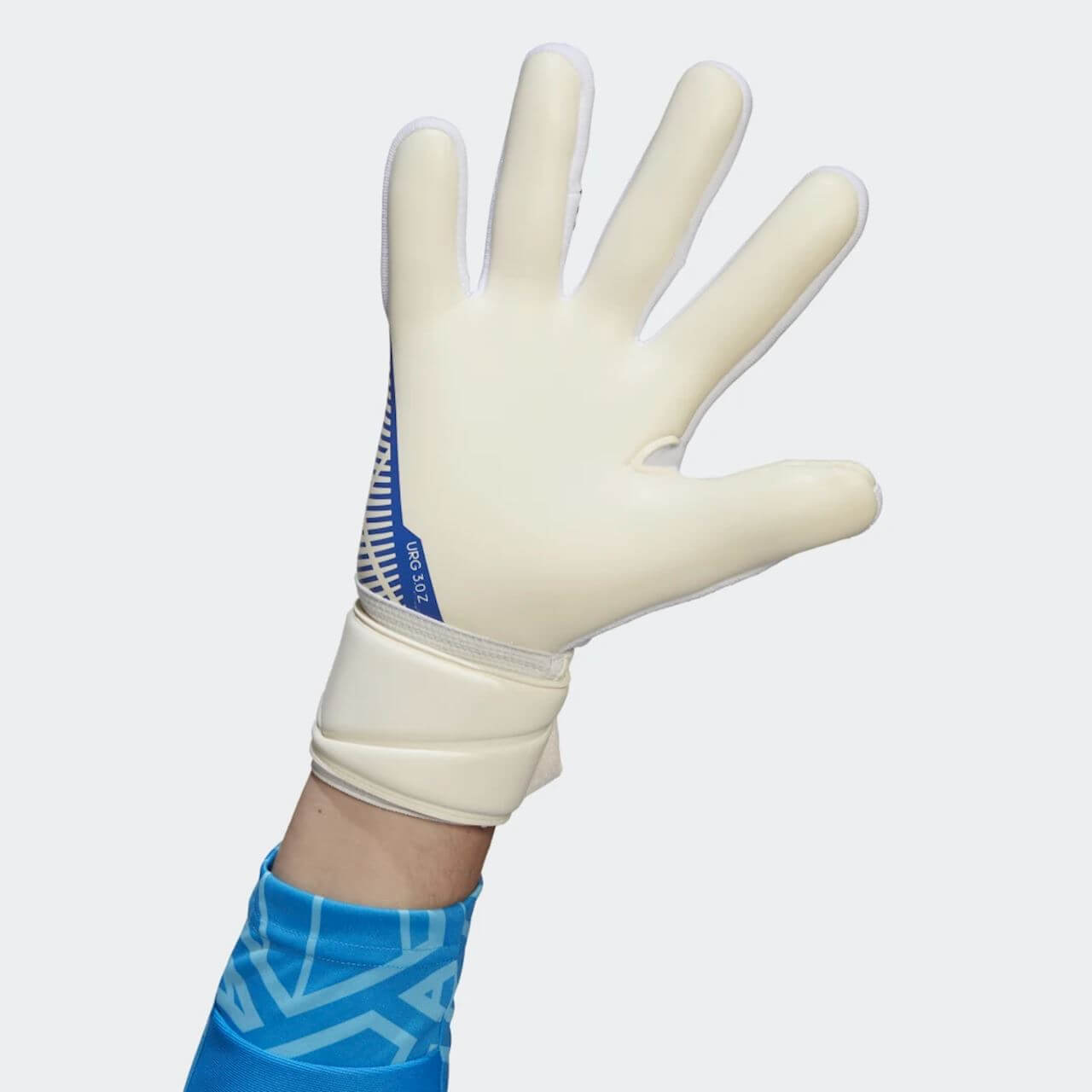adidas Predator GL League Goalkeeper Gloves - White-Blue (Single - Inner)