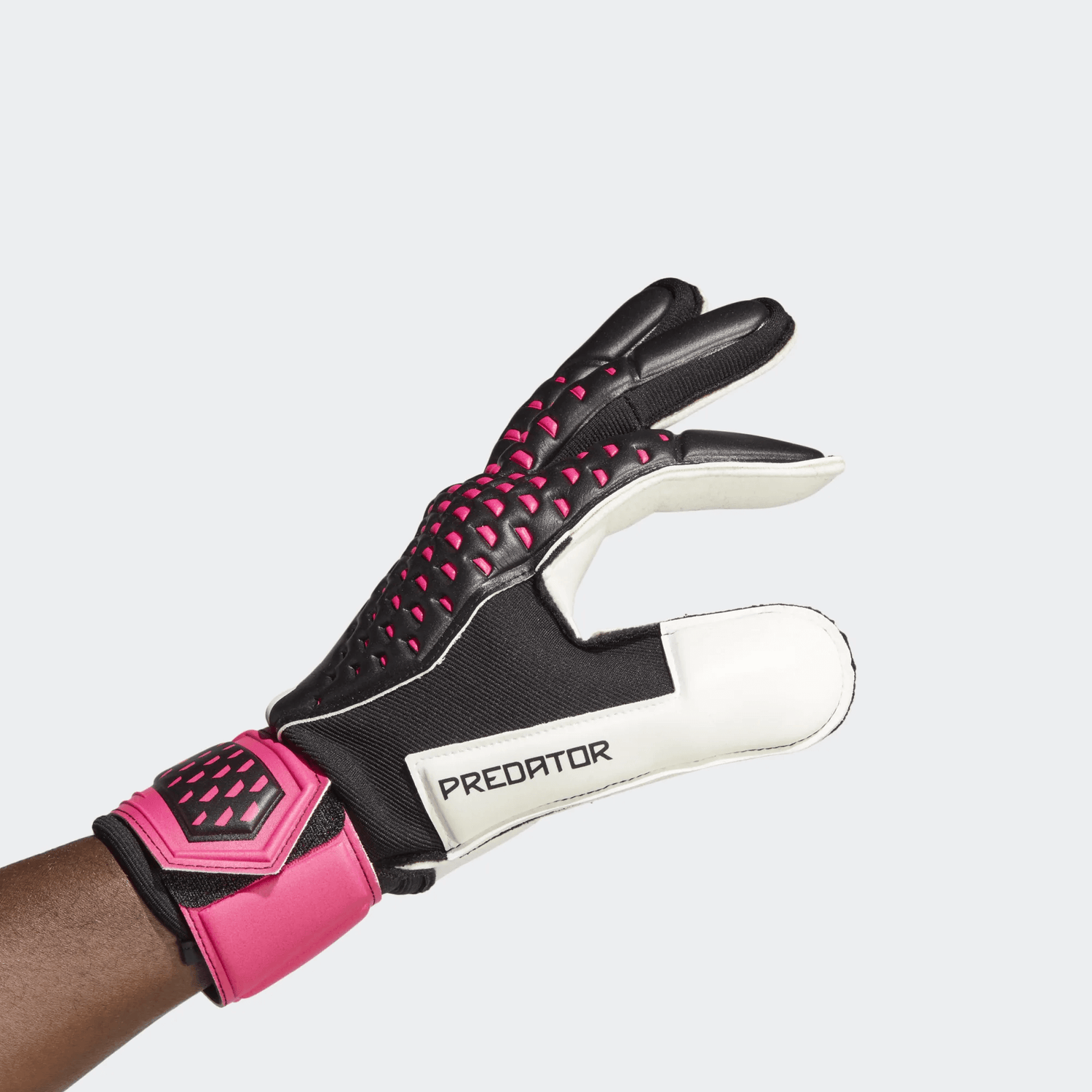 adidas Predator GL Match Goalkeeper Gloves - Black-White-Pink (Single - Side)