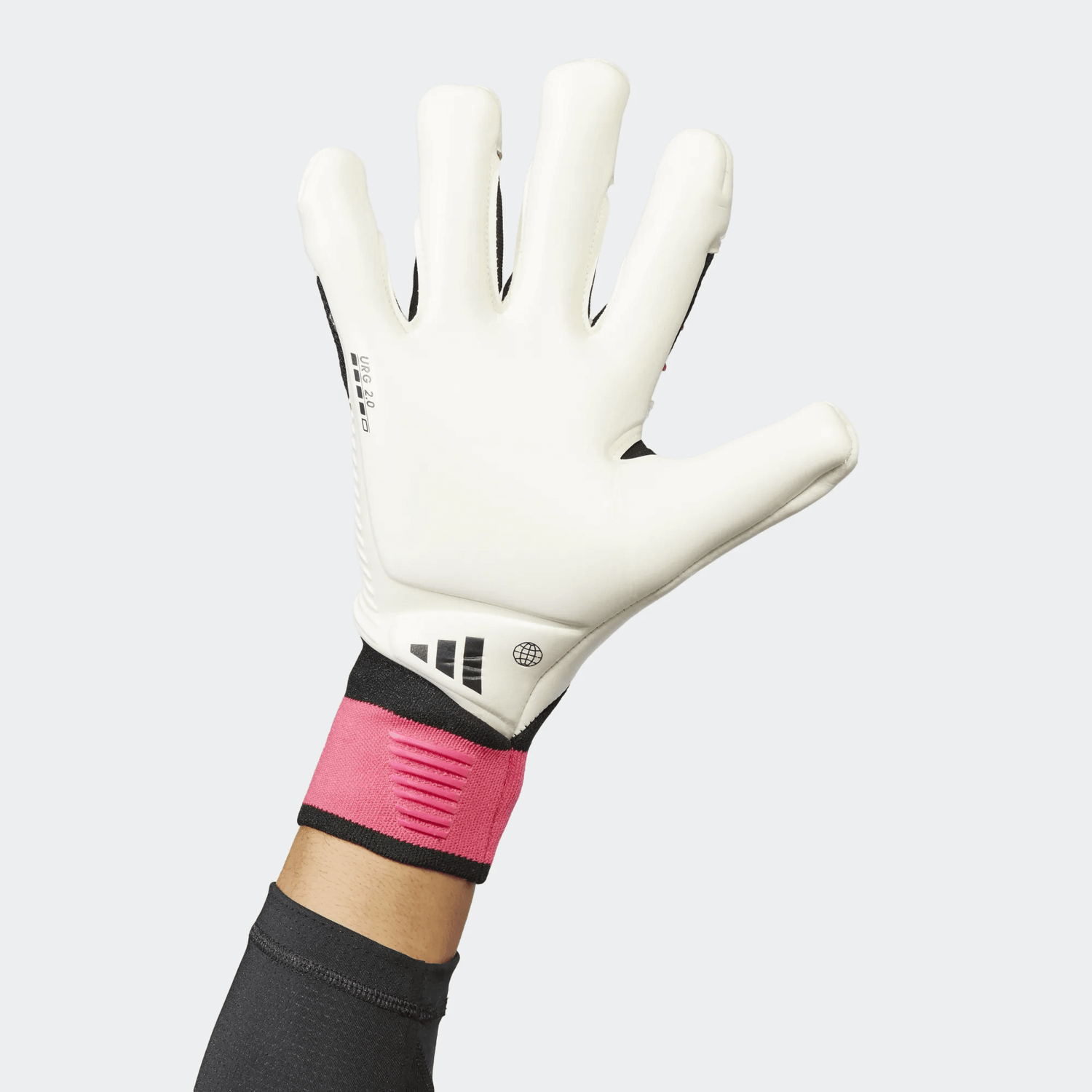 adidas Predator GL Pro Hybrid Goalkeeper Gloves - Black-Pink-White (Single - Inner)