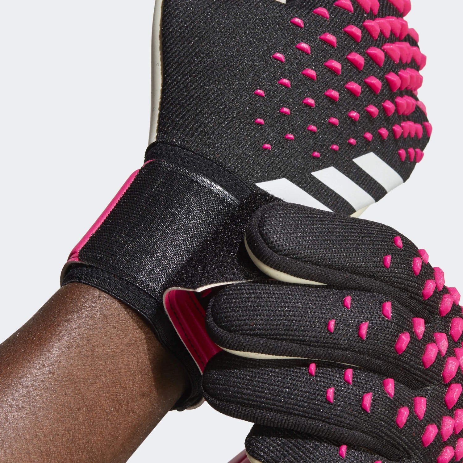 adidas Predator League Goalkeeper Gloves - Black-White-Pink (Detail 1)