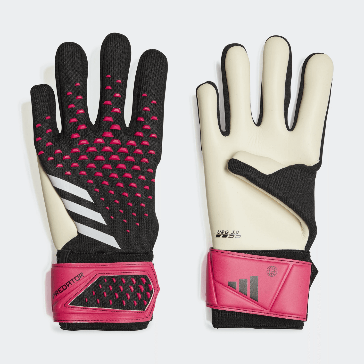 adidas Predator League Goalkeeper Gloves - Black-White-Pink (Pair)