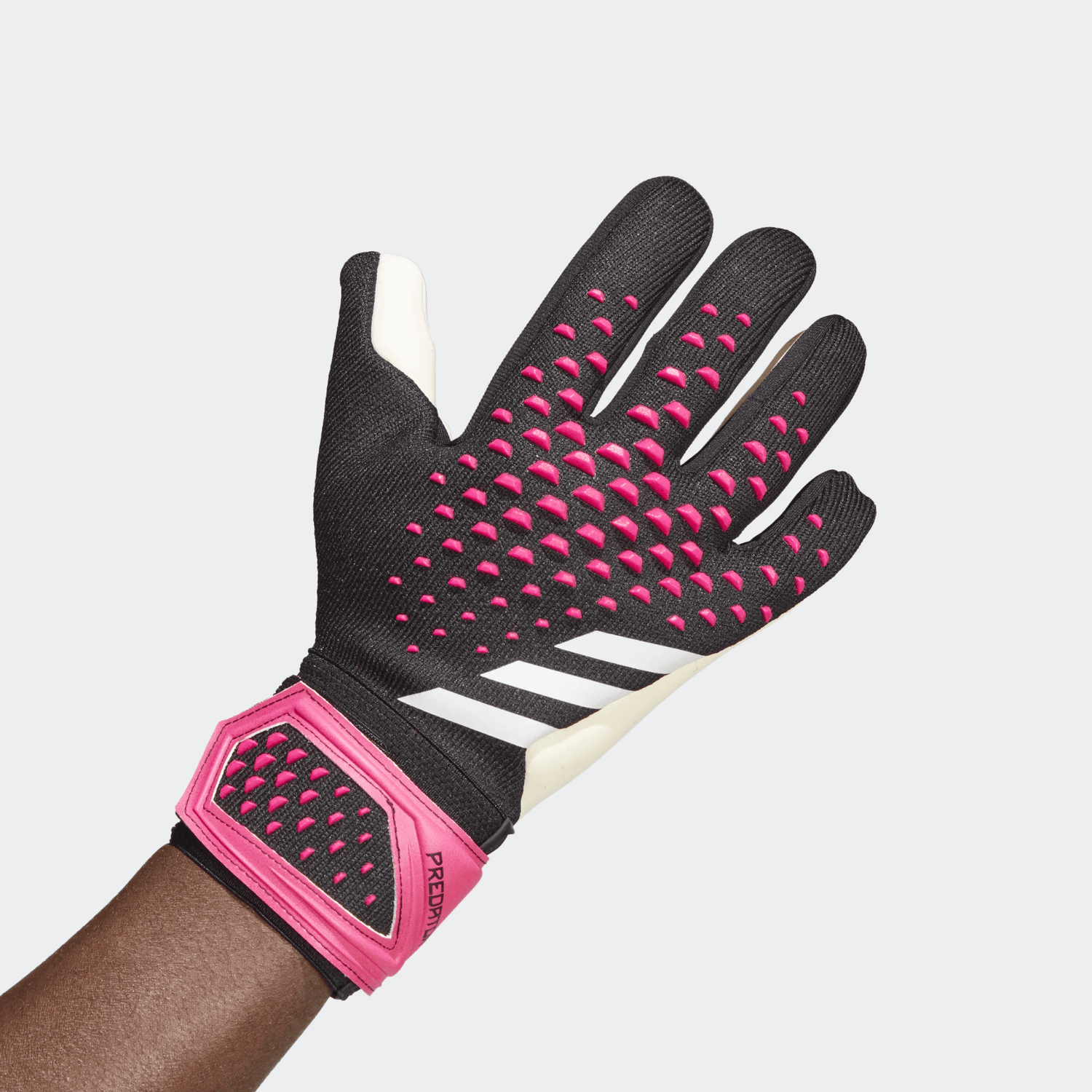 adidas Predator League Goalkeeper Gloves - Black-White-Pink (Single - Outer)