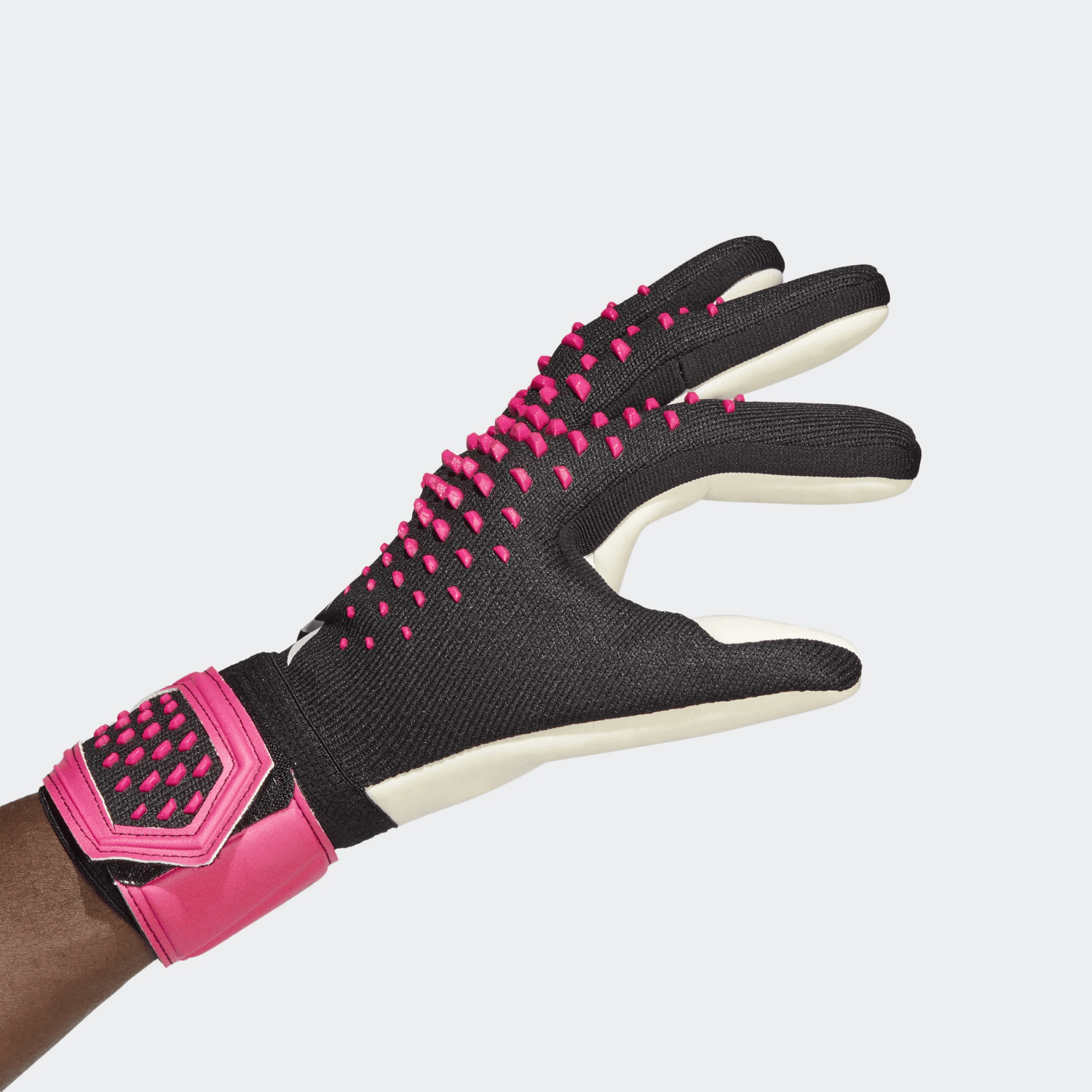 adidas Predator League Goalkeeper Gloves - Black-White-Pink (Single - Side)