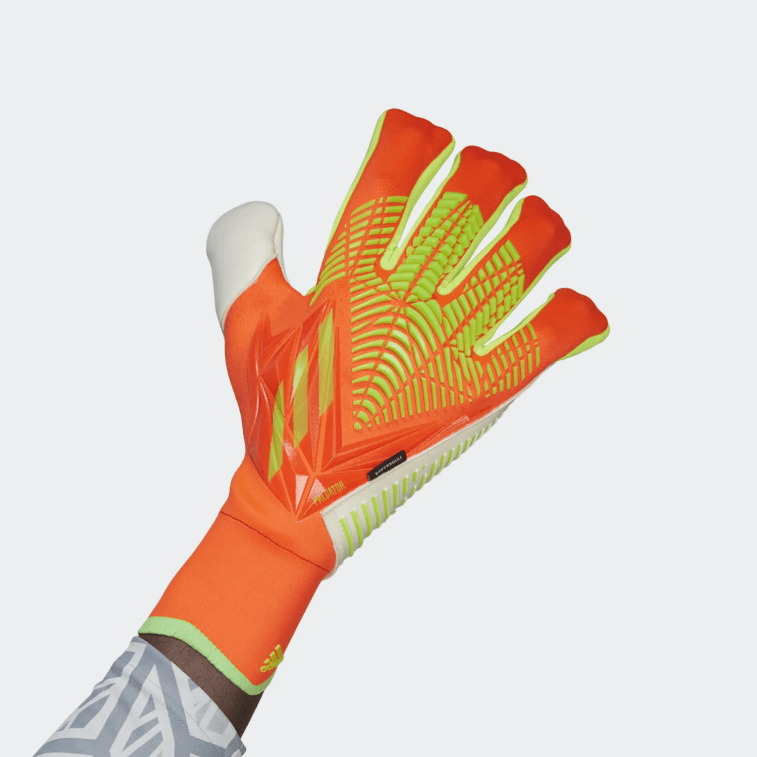 adidas Predator Pro Fingersave GK Glove Solar Red (Single - Outer)