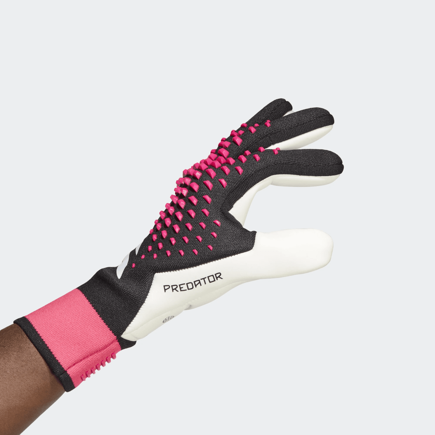 adidas Predator Pro Goalkeeper Gloves - Black-White-Pink (Single - Side)