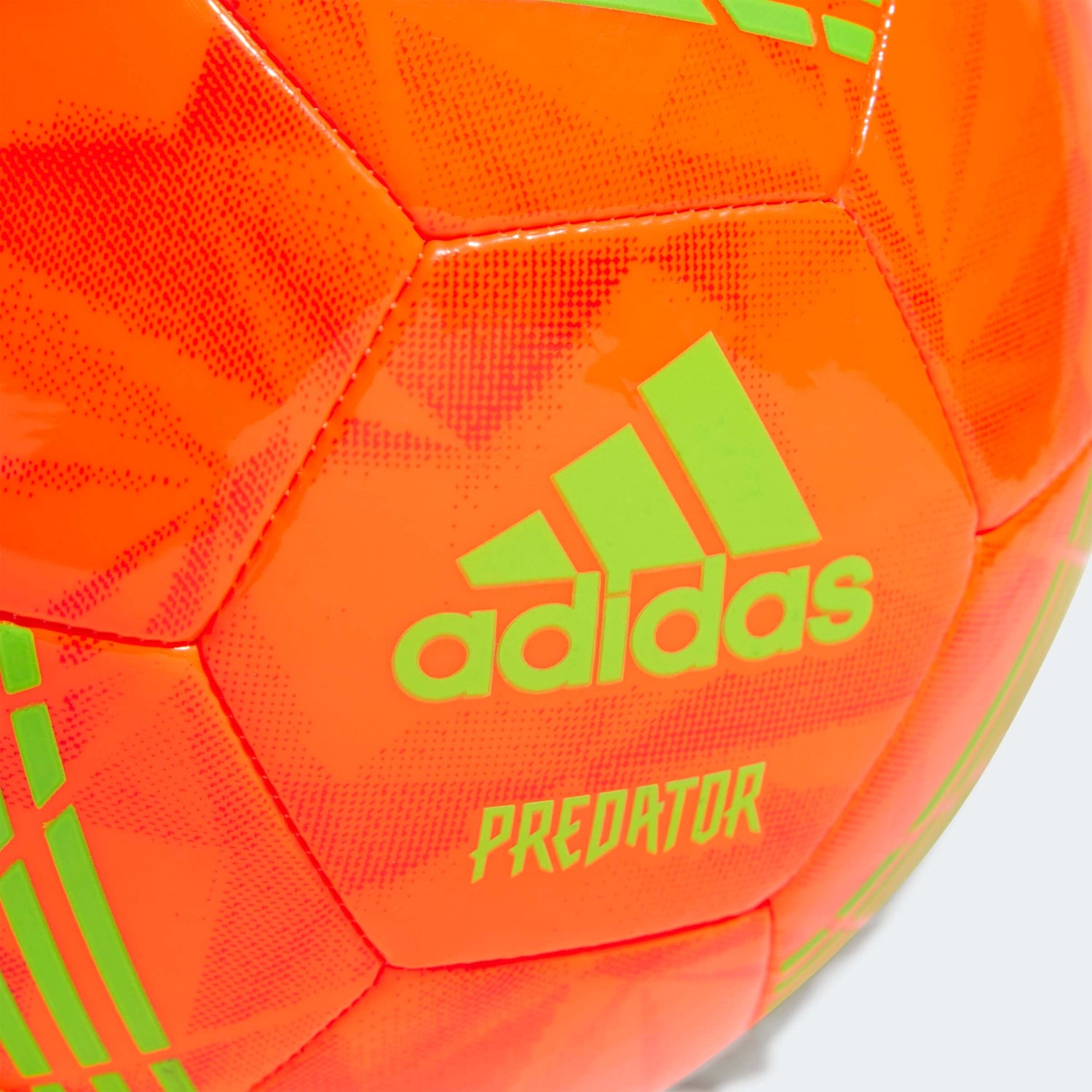 adidas Predator Training Ball - Solar Red-Yellow (Detail 2)