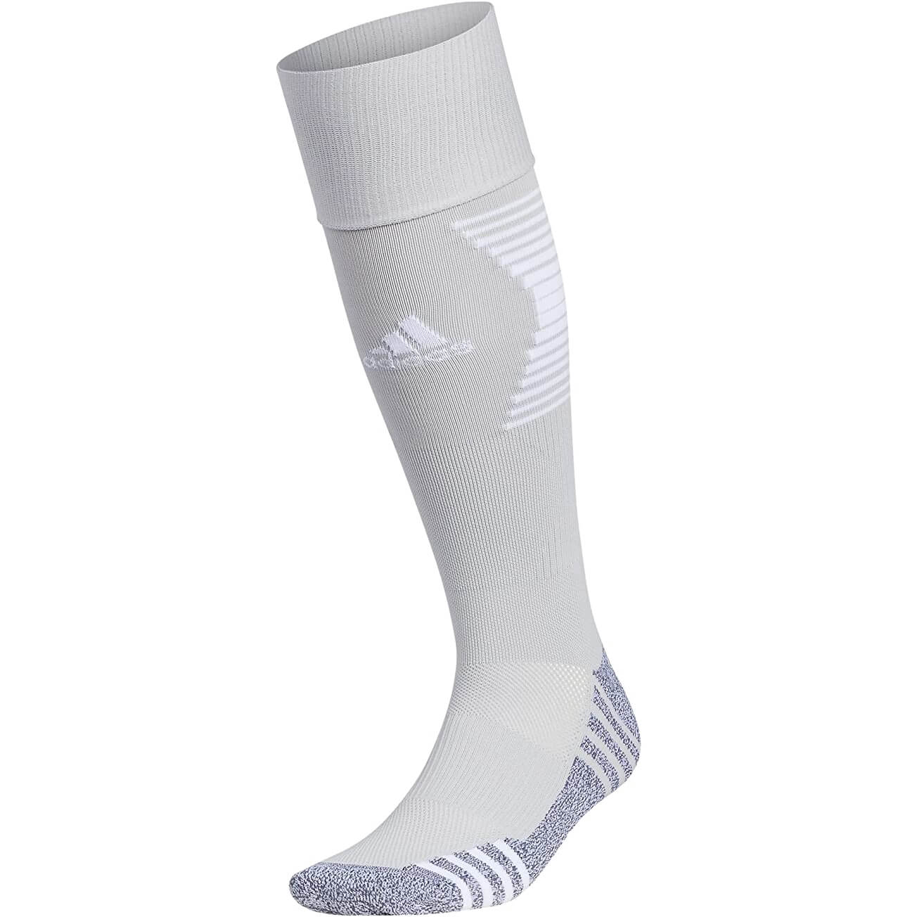 adidas Team Speed 3 OTC Socks Light Grey (Lateral)