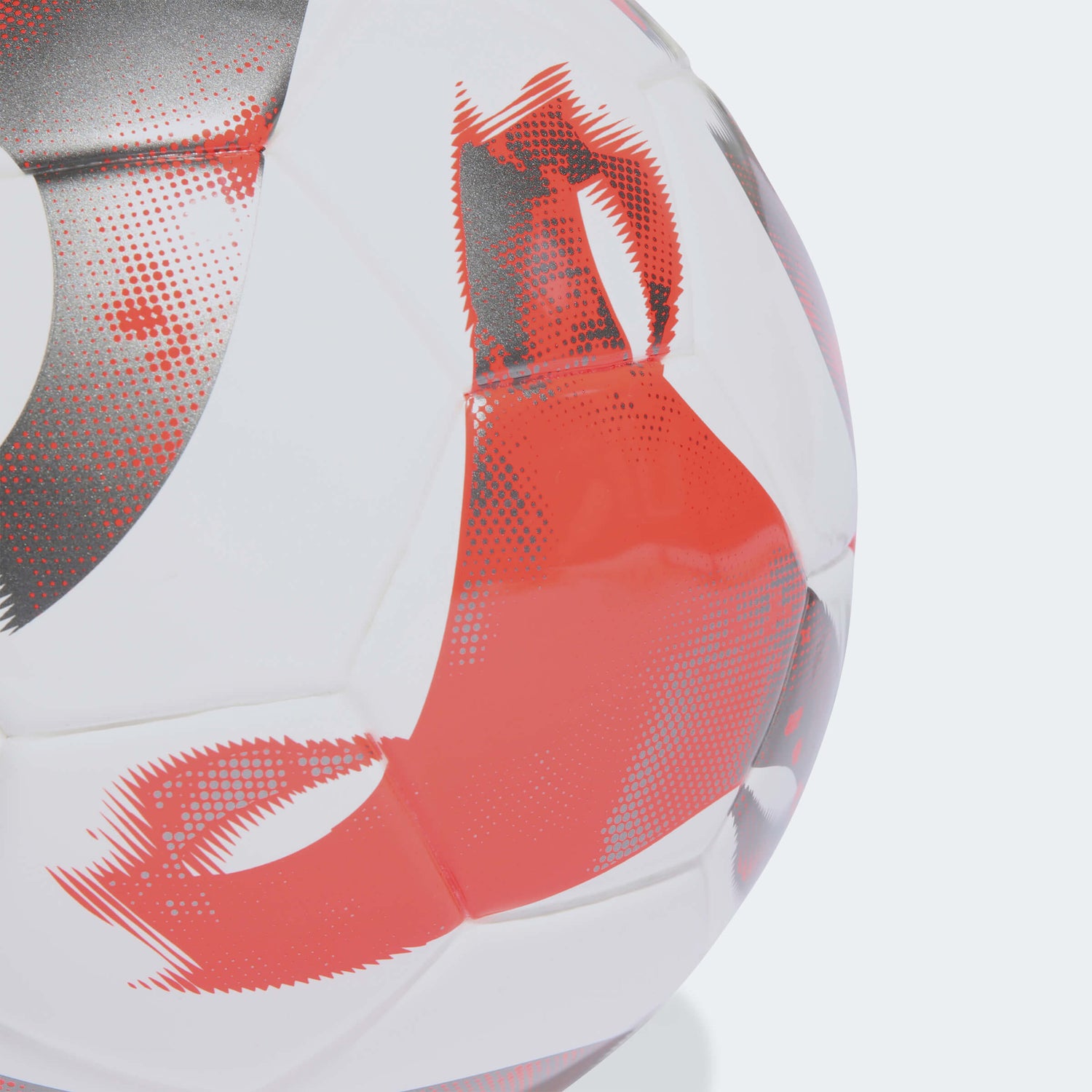 adidas Tiro League Sala Ball - White-Solar Red-Iron Metallic (Detail 2)