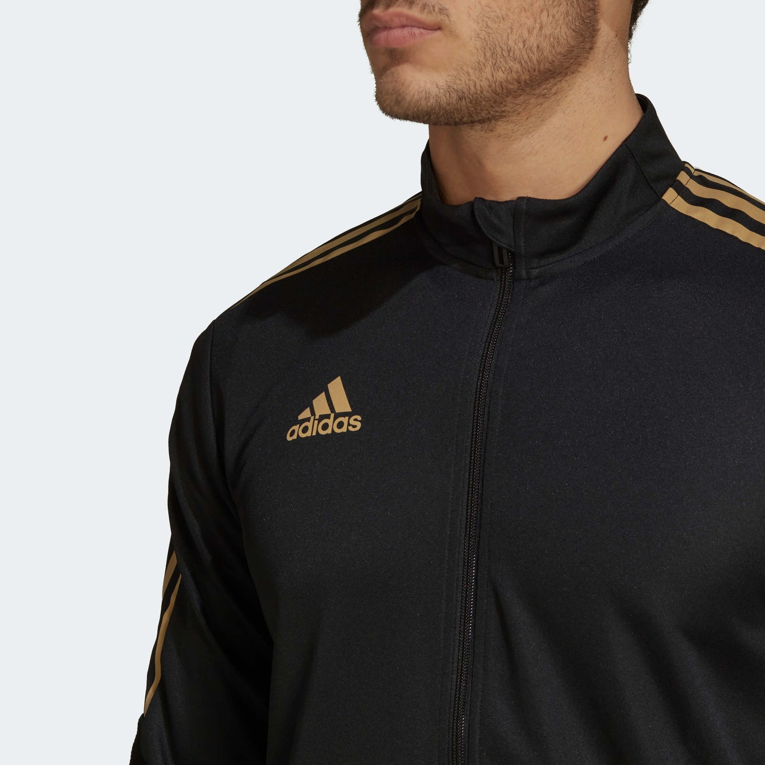 adidas Tiro Track Jacket - Black-Gold (Detail 1)