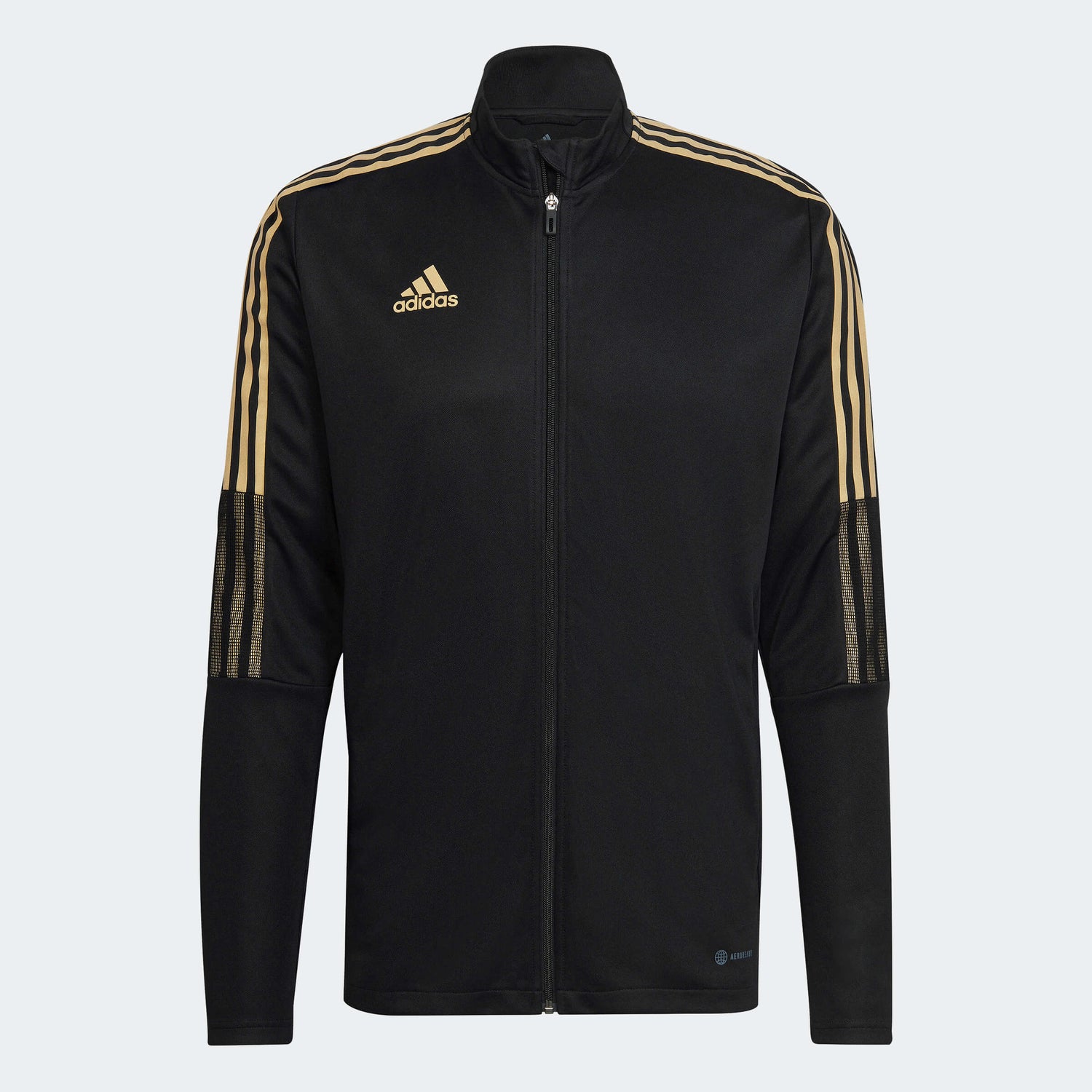 adidas Tiro Track Jacket - Black-Gold (Front)
