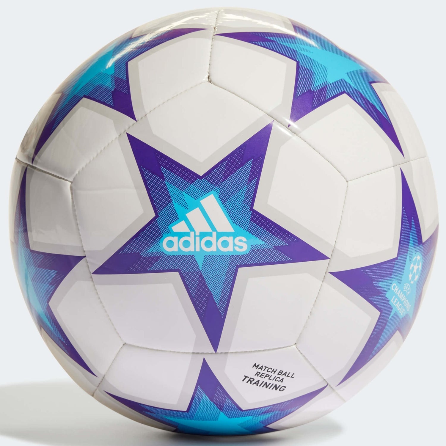 adidas UCL Club Ball White-Blue (Front)