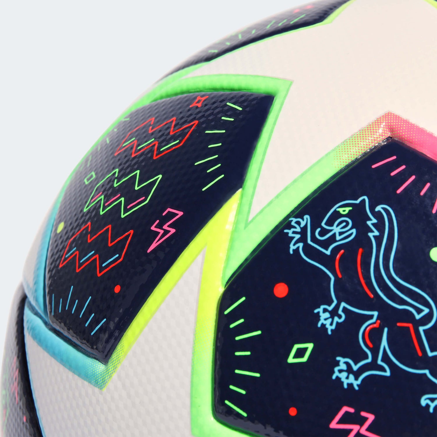 adidas UWCL Eindhoven League Ball - White-Multicolor (Detail 2)