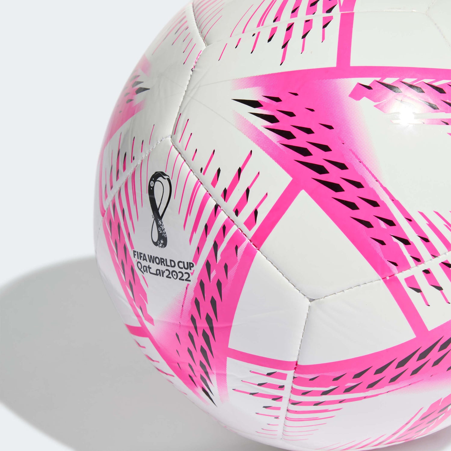 adidas WC22 Al Rihla Club Ball - White-Pink (Detail 2)