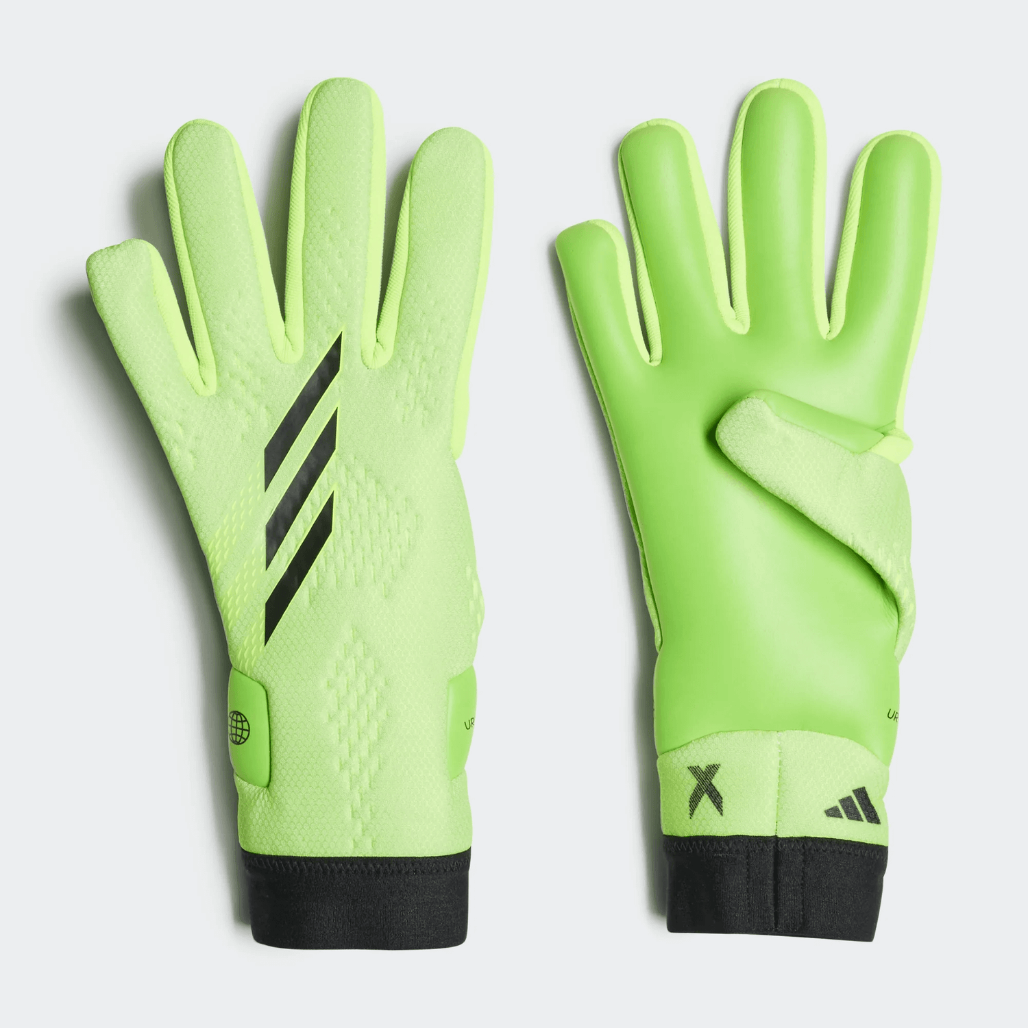 adidas X GL League Goalkeeper Glove Solar Green-Black (Set)