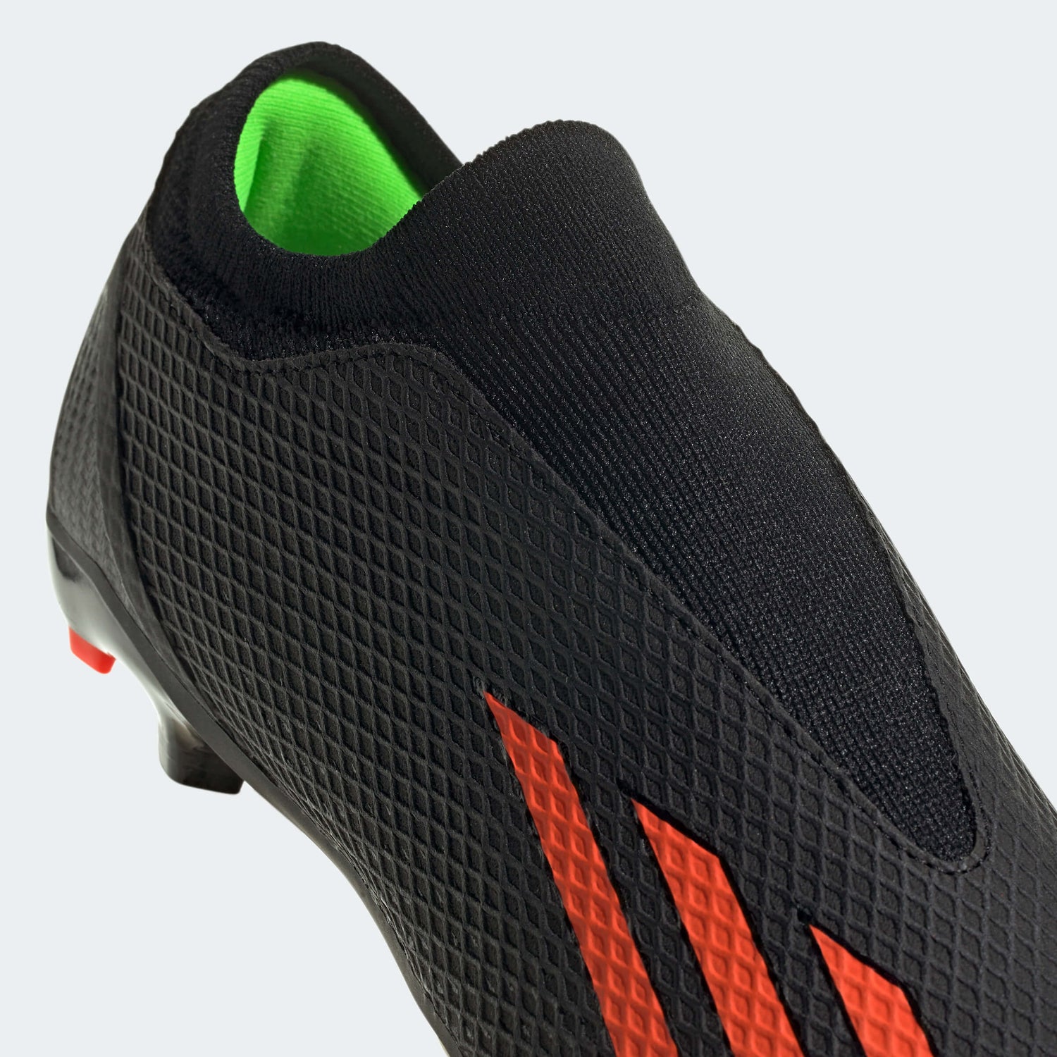 adidas X SpeedPortal .3 Laceless FG - Black-Solar Red (Detail 1)