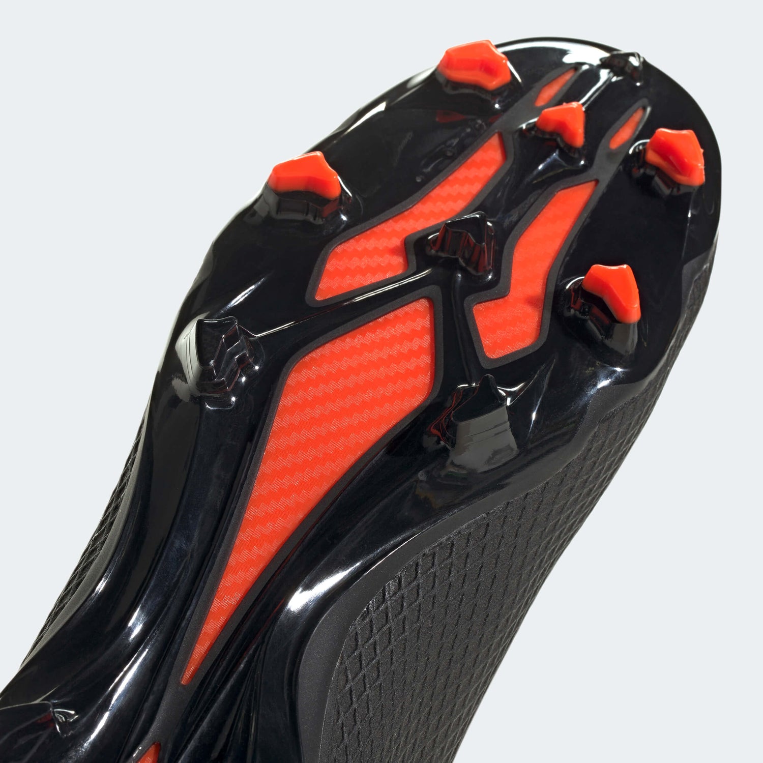 adidas X SpeedPortal .3 Laceless FG - Black-Solar Red (Detail 2)