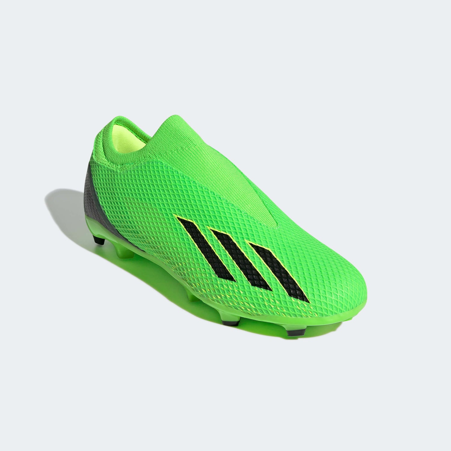 adidas X SpeedPortal .3 Laceless FG - Solar Green-Black (Diagonal 1)