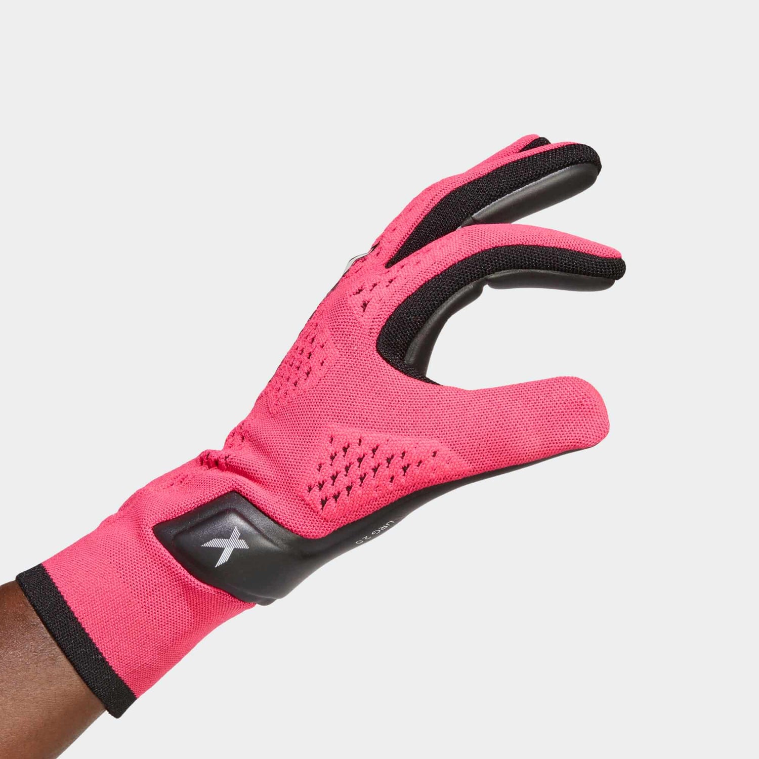 adidas X Speedportal Pro Gloves - Shock Pink - Black (Single - Side)