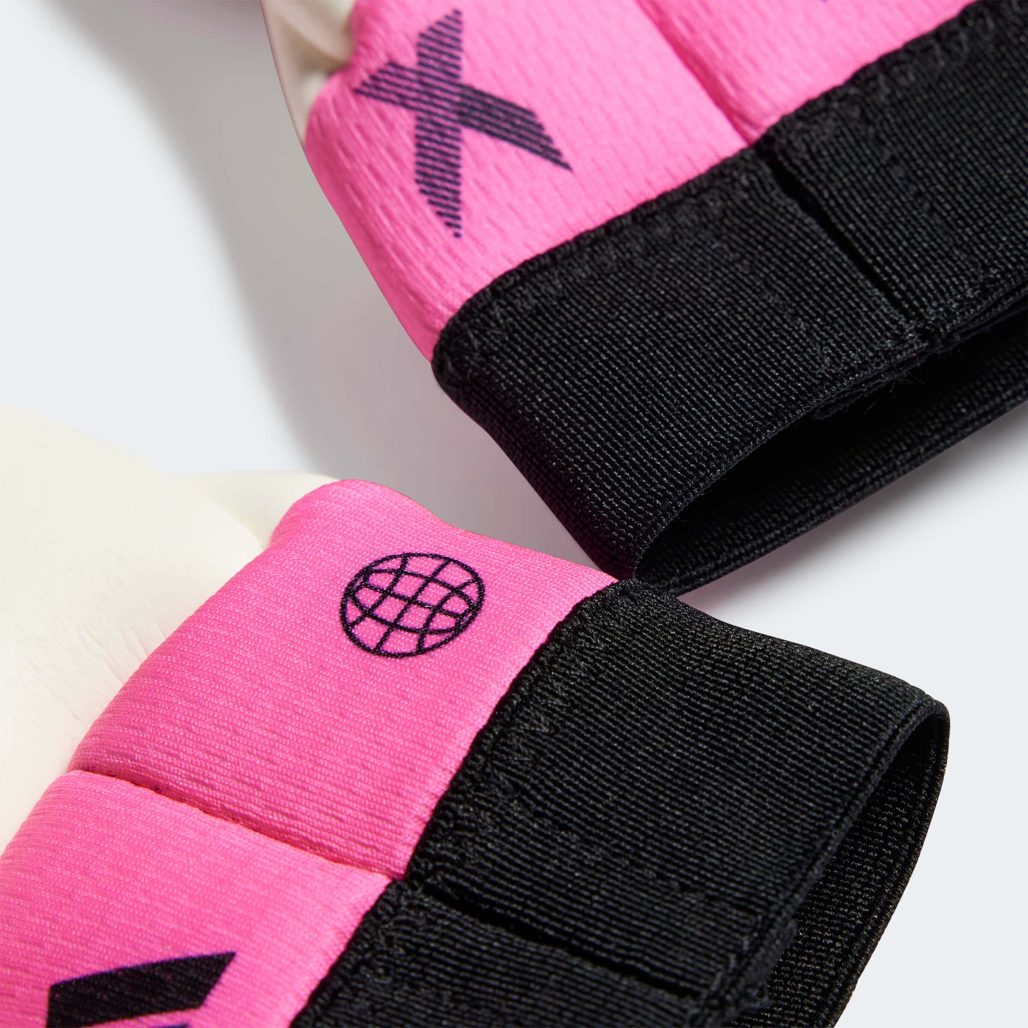 adidas Youth X League Goalkeeper Gloves - Pink-White-Black (Detail 1)