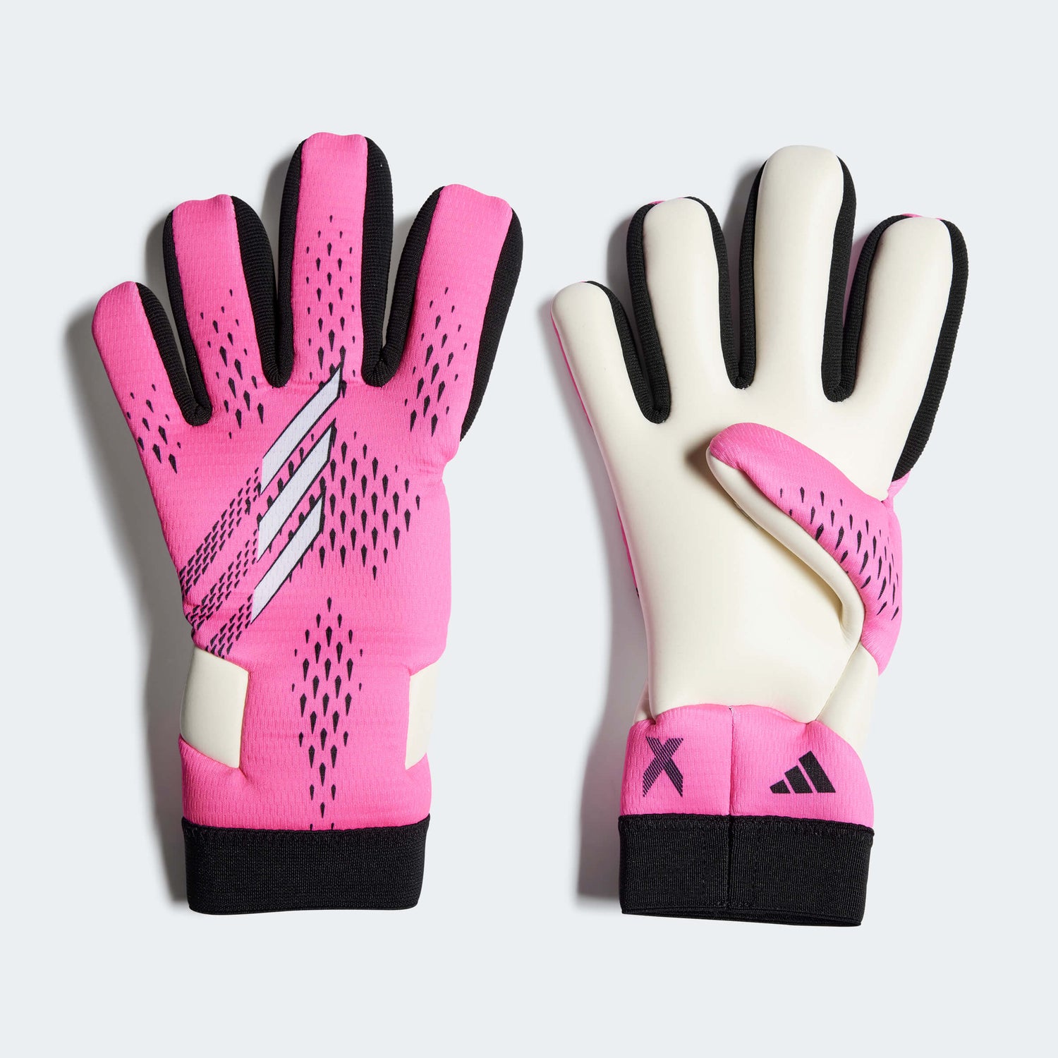 adidas Youth X League Goalkeeper Gloves - Pink-White-Black (Pair)