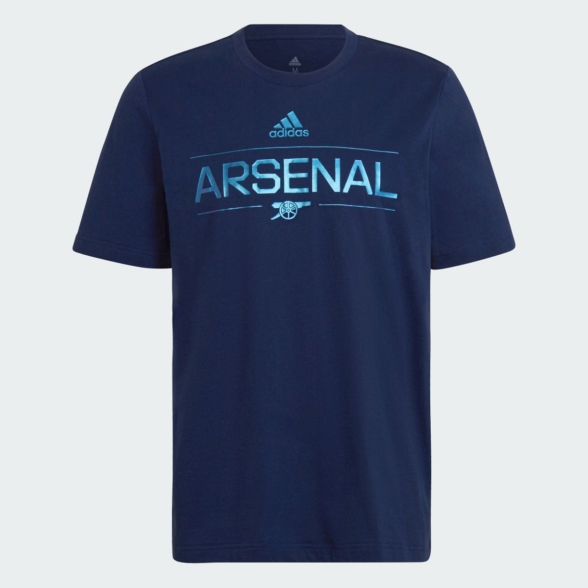 adidas 2022-23 Arsenal Graphic Tee - Navy Blue (Front)