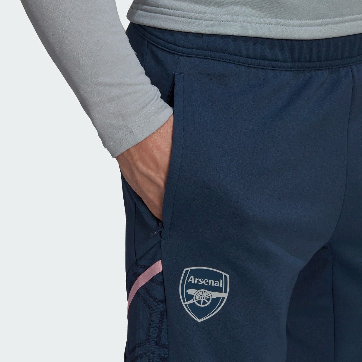 adidas 2022-23 Arsenal Training Pants - Navy (Detail 1)